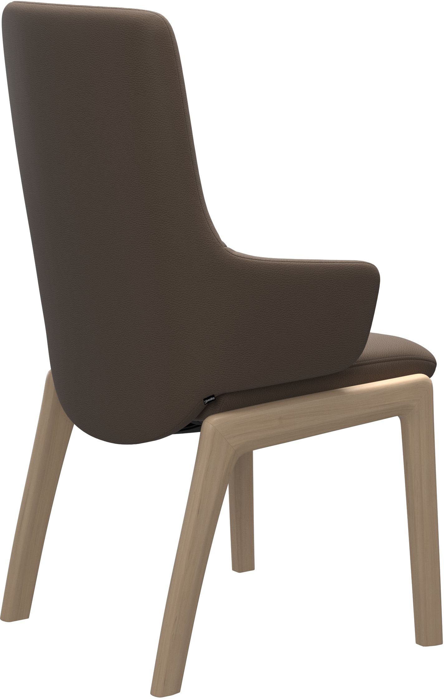 Stressless® Polsterstuhl »Laurel«, Leder BATICK, High Back mit Armlehne, Größe L, mit abgerundeten Beinen in Schwarz