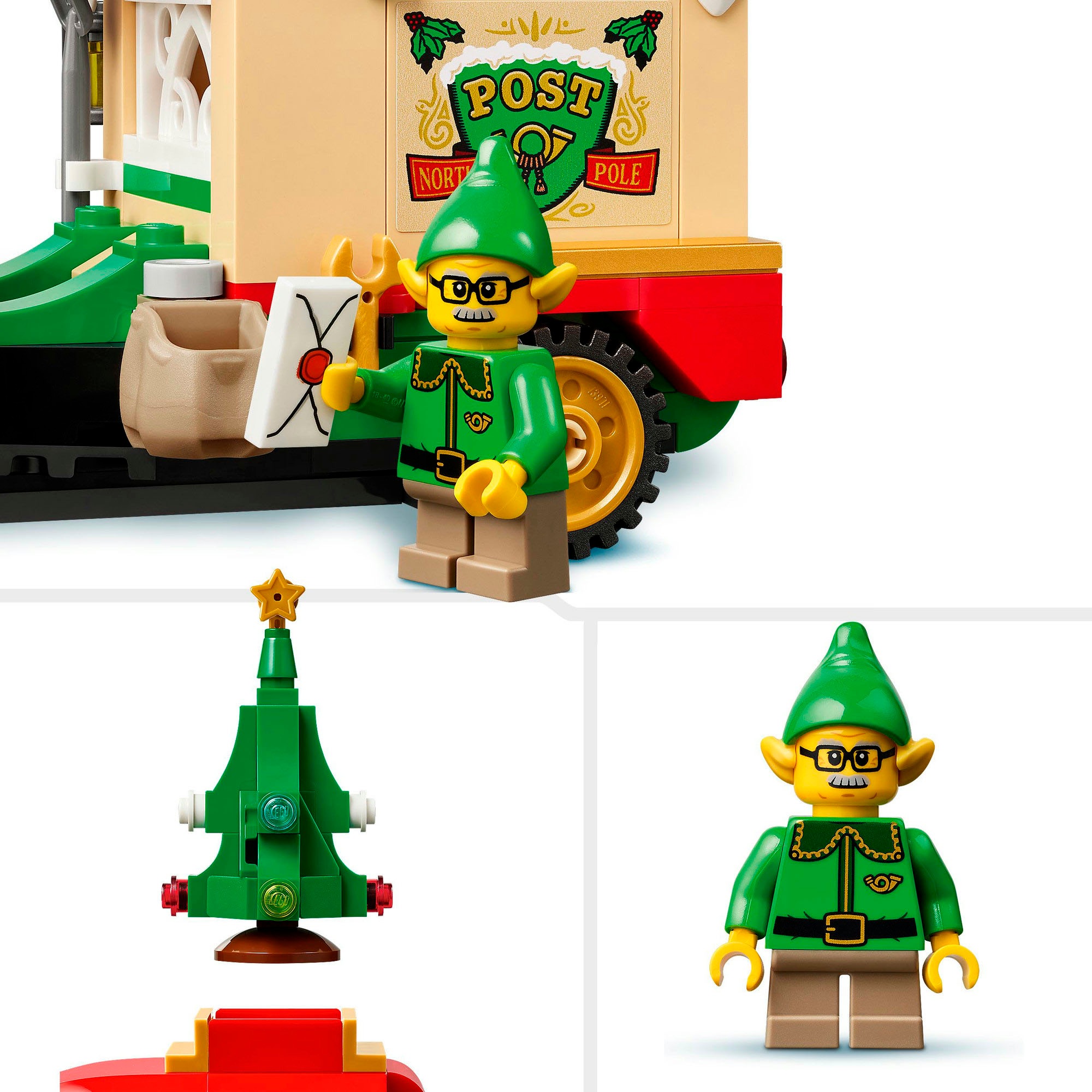 LEGO® Konstruktionsspielsteine »Lieferwagen des Weihnachtsmanns (40746), LEGO Iconic« Made in Europe