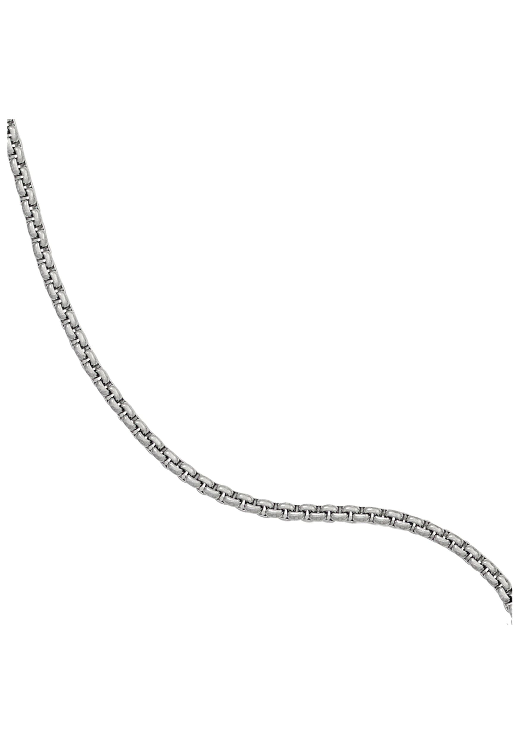 JOBO Edelstahlkette, rund Venezianerkette Edelstahl 80 cm 1,8 mm