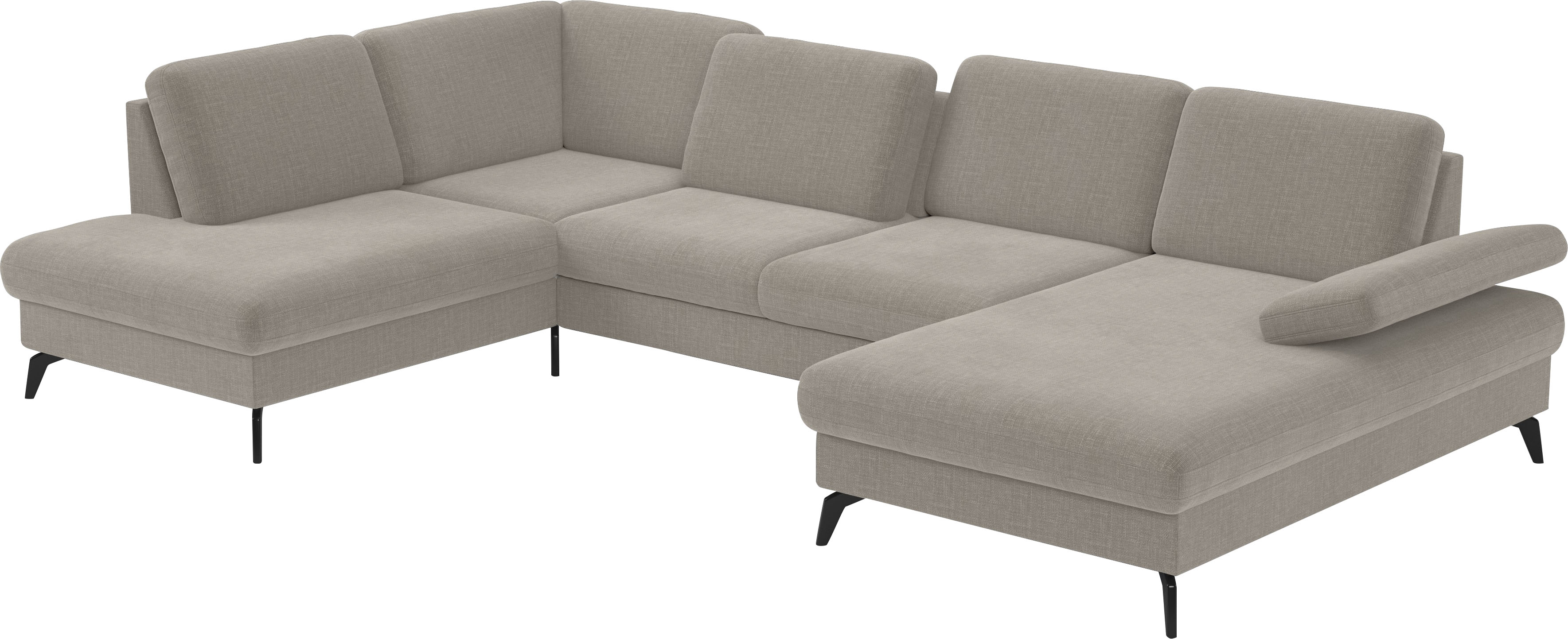 Thumbnail - sit&more Wohnlandschaft "Morris U-Form, inkl. Sitztiefenverstellung" wahlweise mit Armteilverstellung, Bettfunktion & Be...