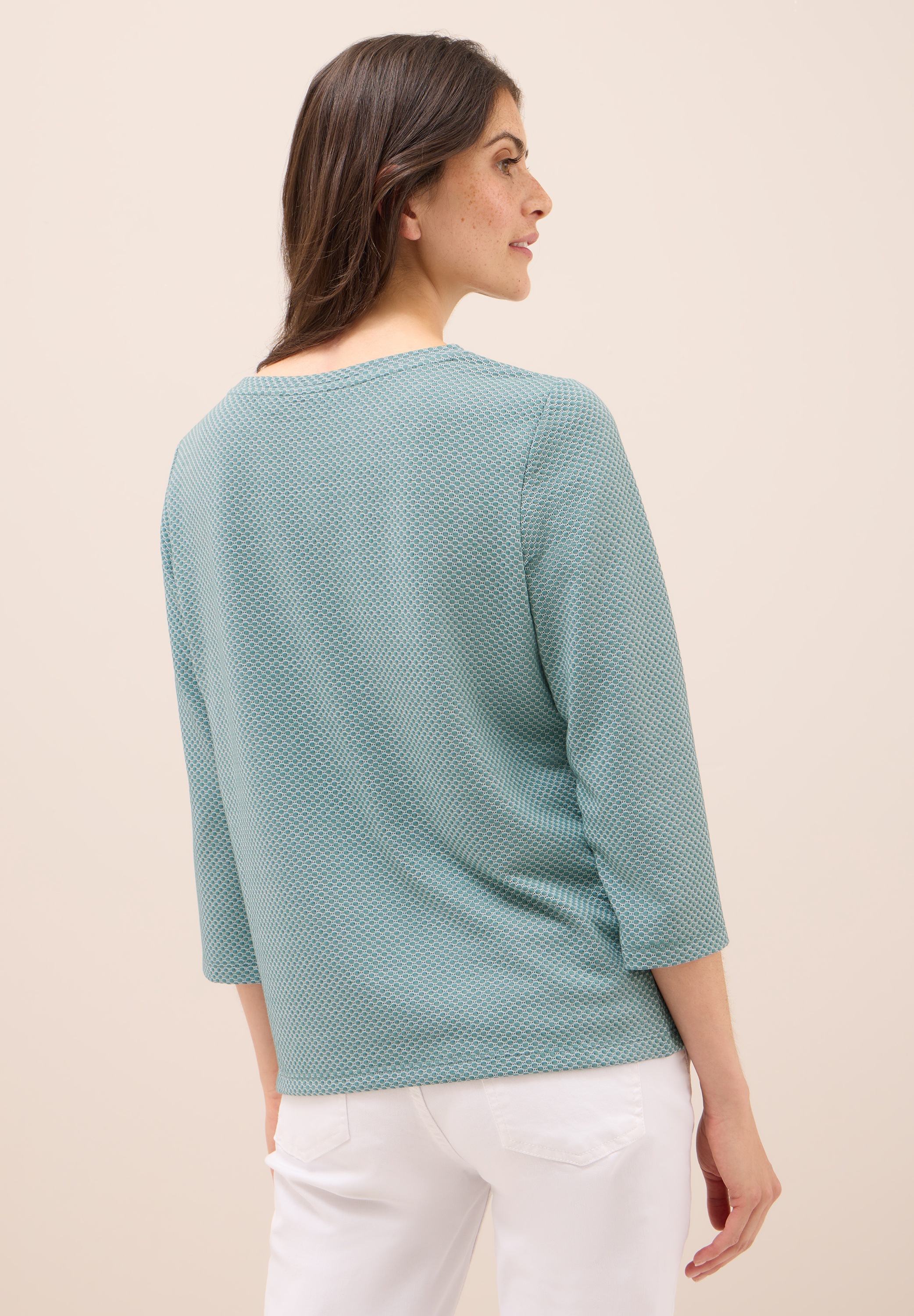 Cecil 3/4-Arm-Shirt, mit Materialmix günstig online kaufen