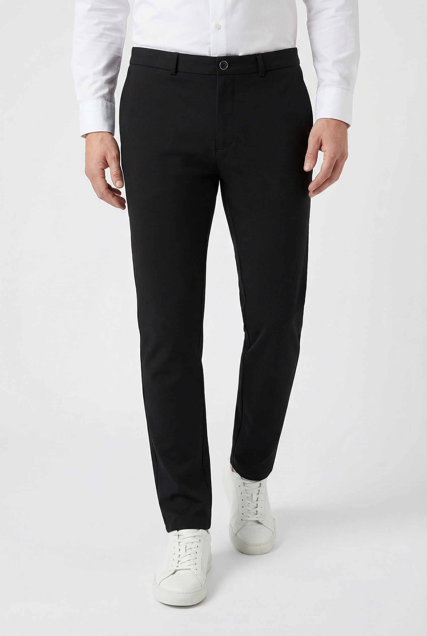OLYMP Chinohose "Jogg Jersey Toronto" slim fit, flexibler Bund