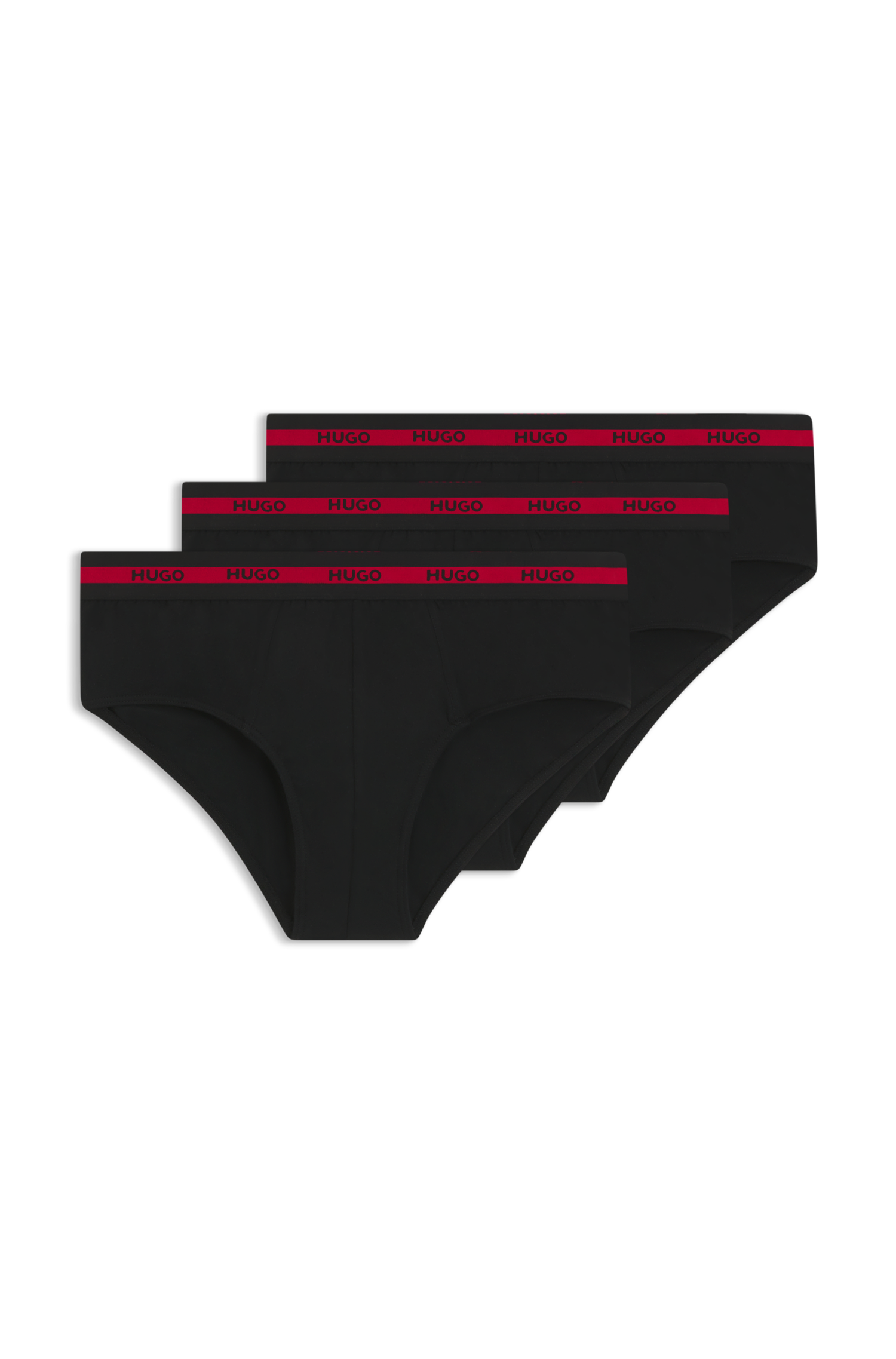 HUGO Underwear Slip "HIPBR TRIPLET PLANET" aus Stretch-Baumwolle, mit Logo- günstig online kaufen