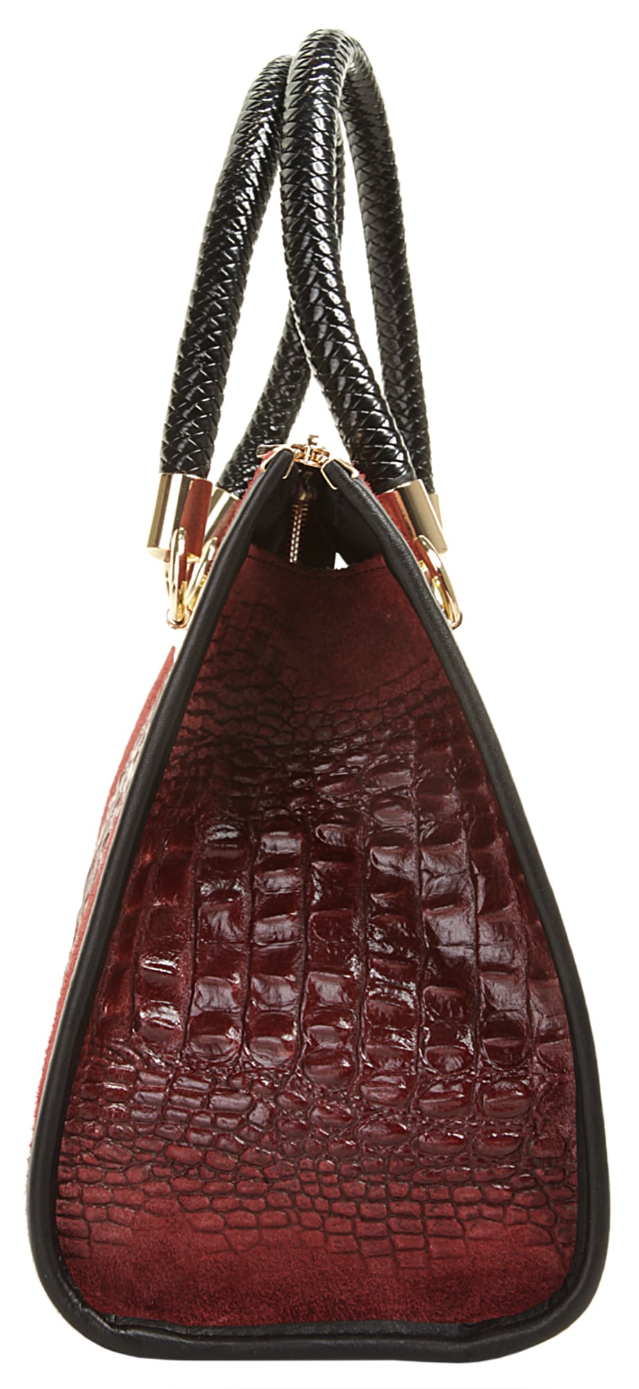 Cluty Henkeltasche, echt Leder, Made in Italy