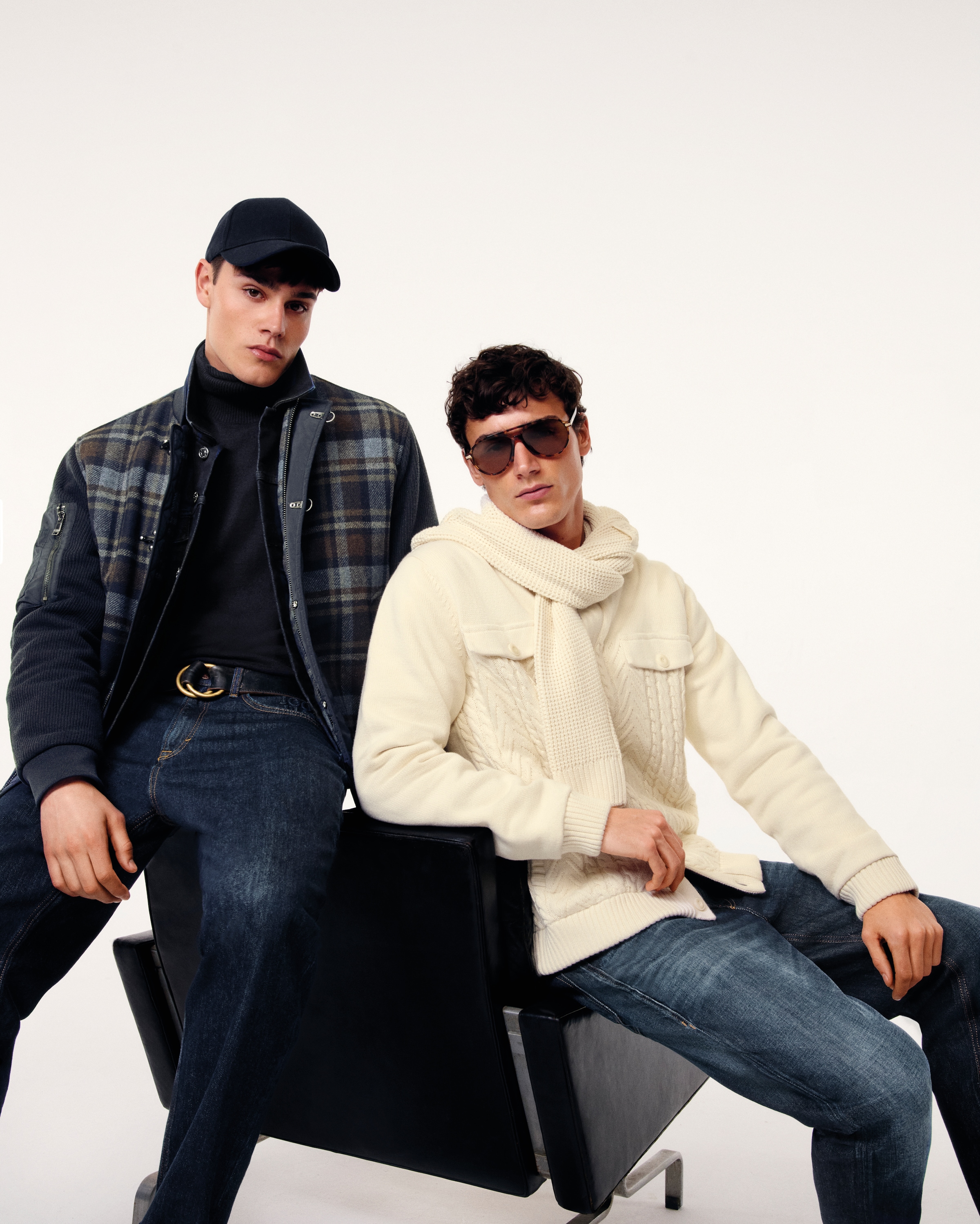 Joop Jeans Strickpullover »Harono« mit Rundhalsausschnitt