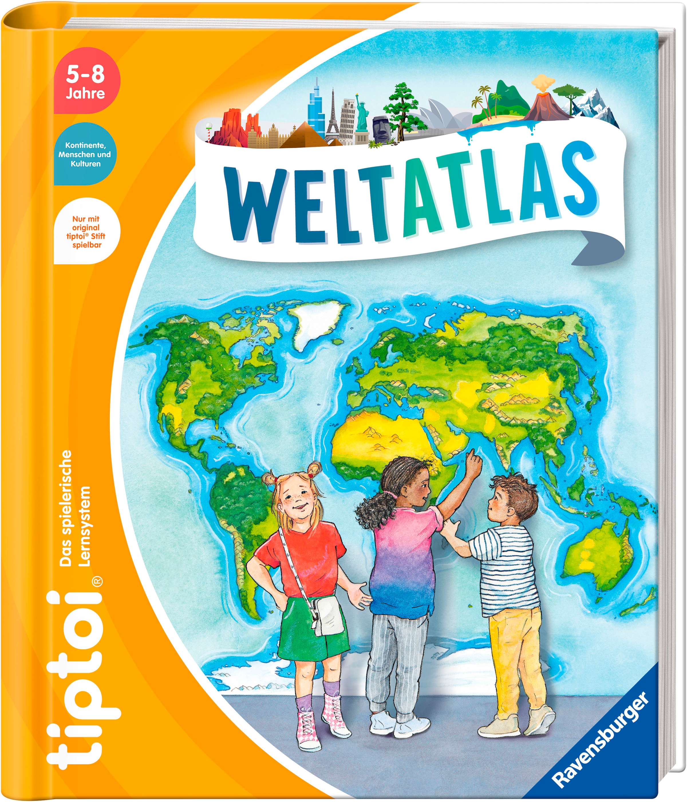 Ravensburger Buch "tiptoi Weltatlas", FSC - schützt Wald - weltweit