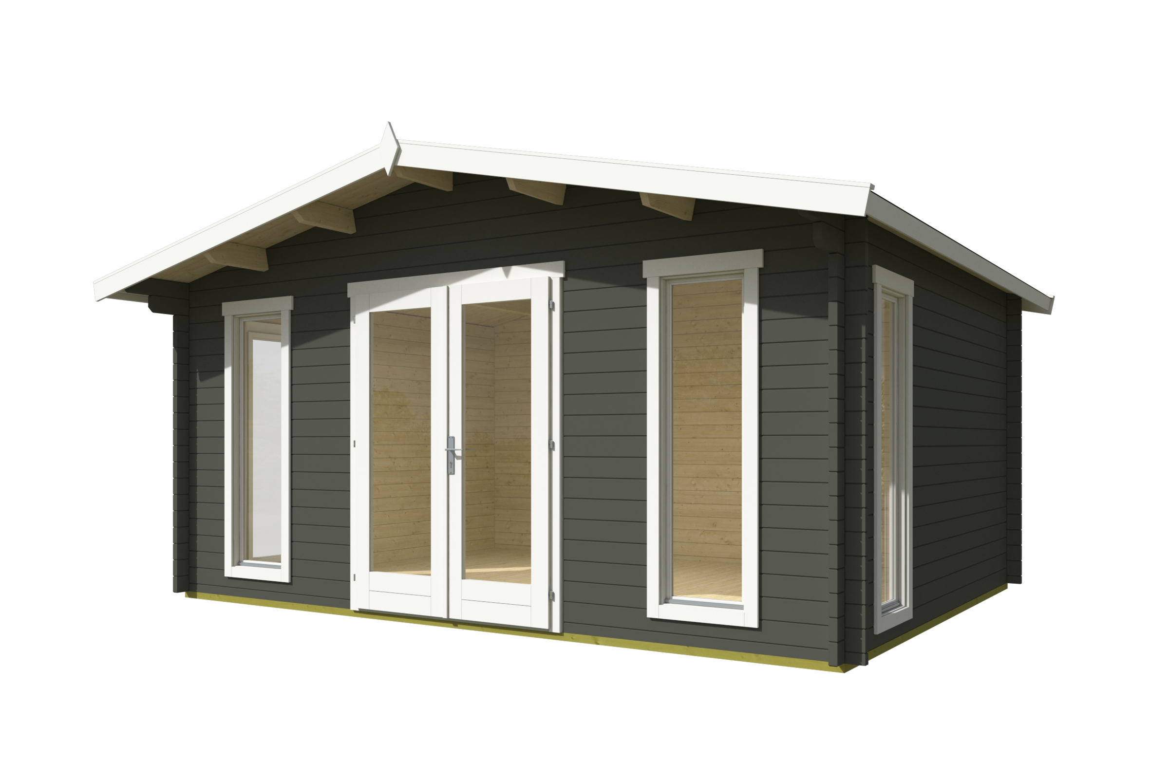 Nordic Holz Gartenhaus "ELGIN 44 SET" günstig online kaufen