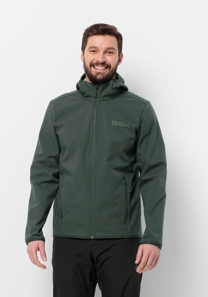 Jack Wolfskin Softshelljacke "BORNBERG HOODY M", mit Kapuze