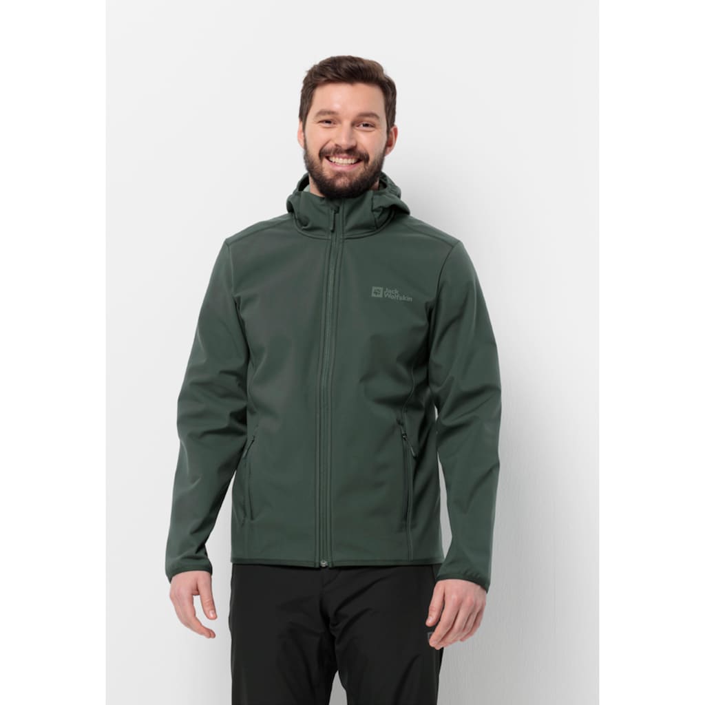 Jack Wolfskin Softshelljacke »BORNBERG HOODY M«, mit Kapuze