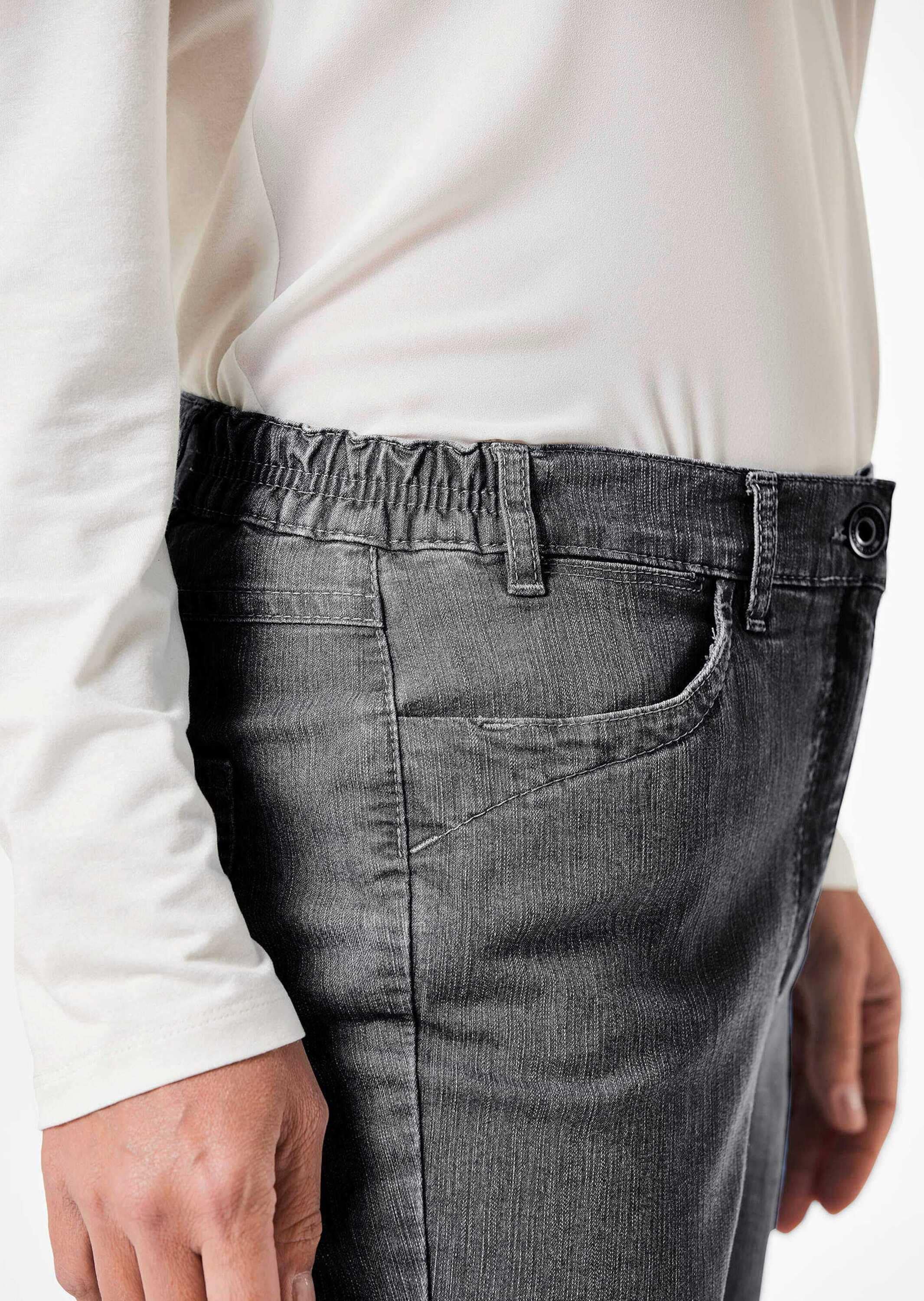 GOLDNER Stretch-Jeans »Jeanshose ANNA Edel geschmückte Jeanshose ANNA«