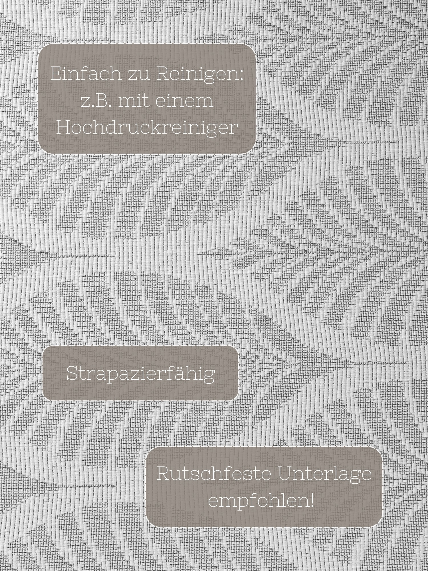 Hanse Home Liora Reversible Rug Gray/White 200x290cm 3