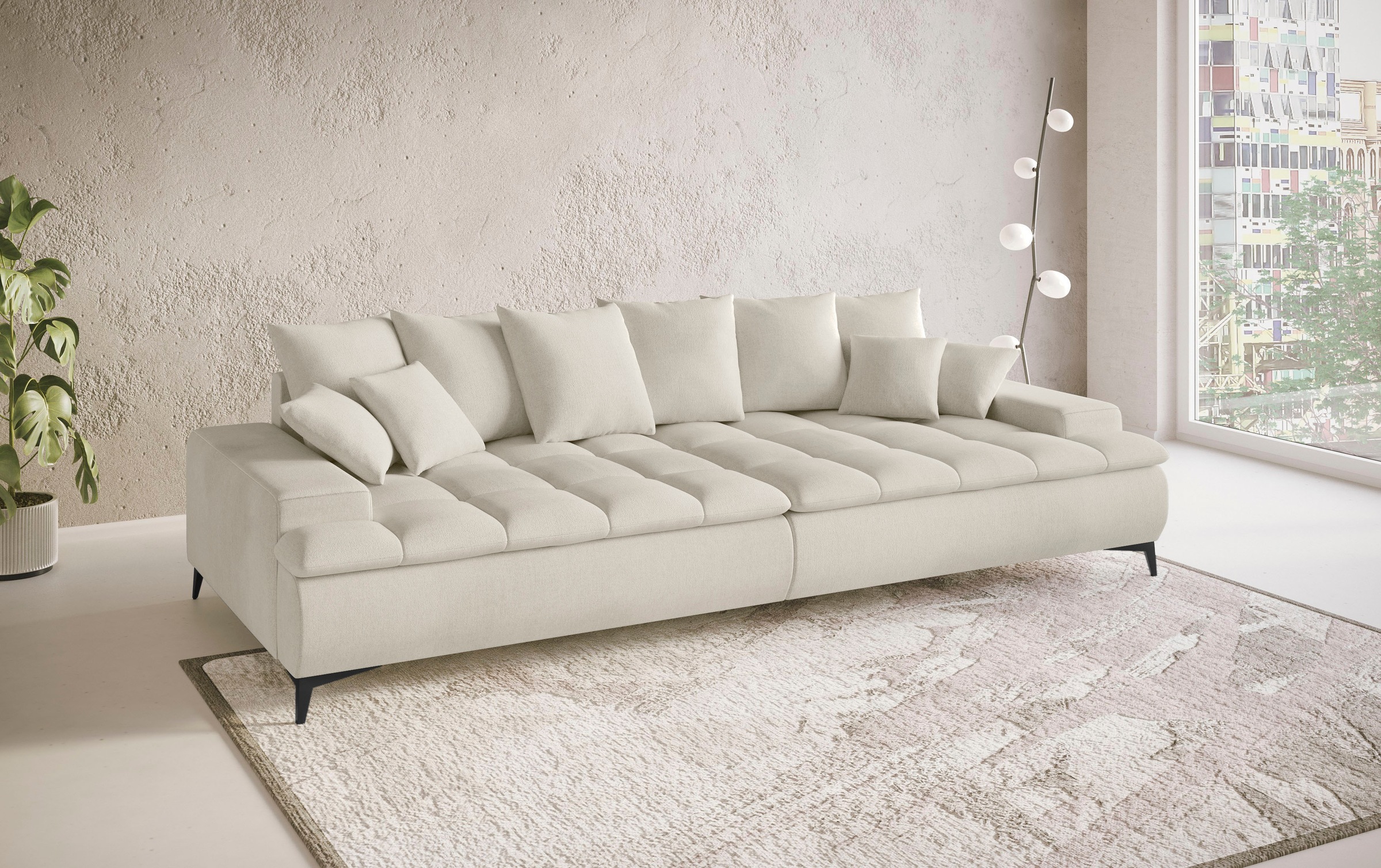 Mr. Couch Big-Sofa »Haiti III«, Mit Kaltschaum, bis 140 kg belastbar