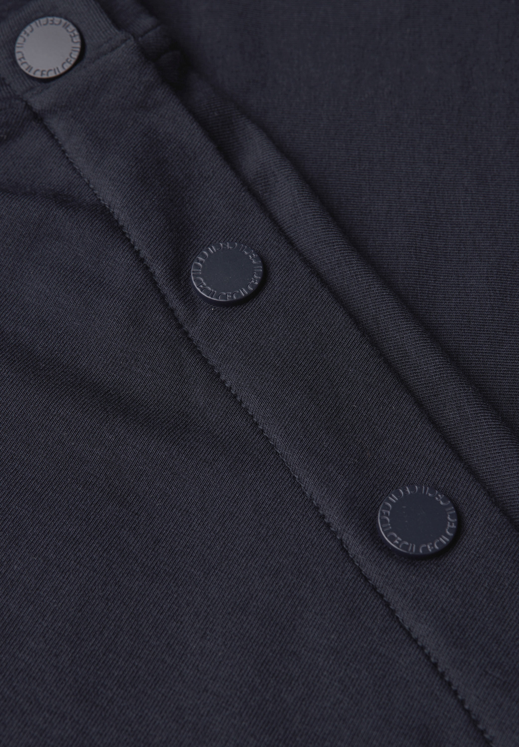Cecil T-Shirt, mit Knopfdetails