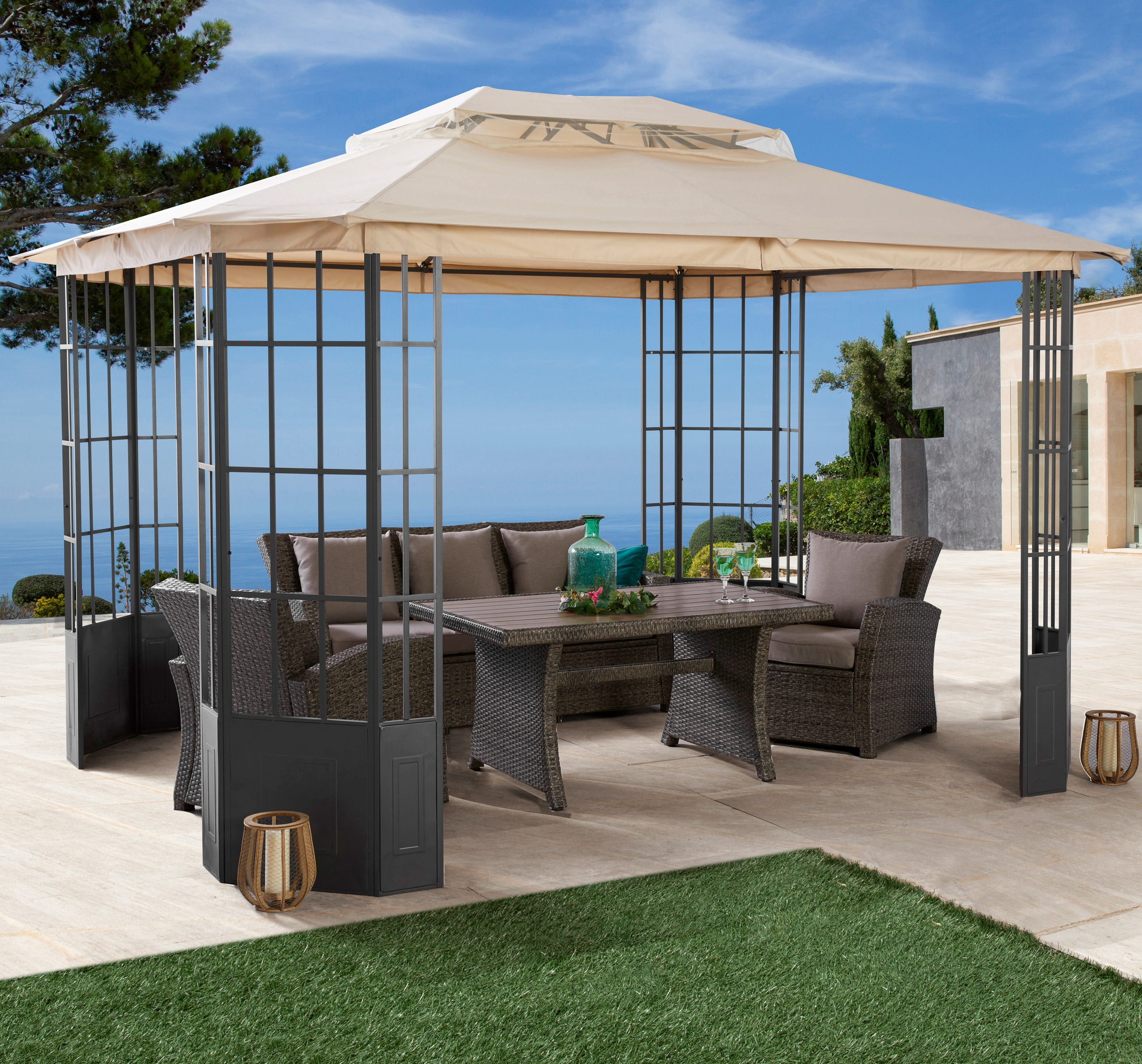 KONIFERA Pavillon-Ersatzdach "Borkum", BxT: 300x360 cm günstig online kaufen