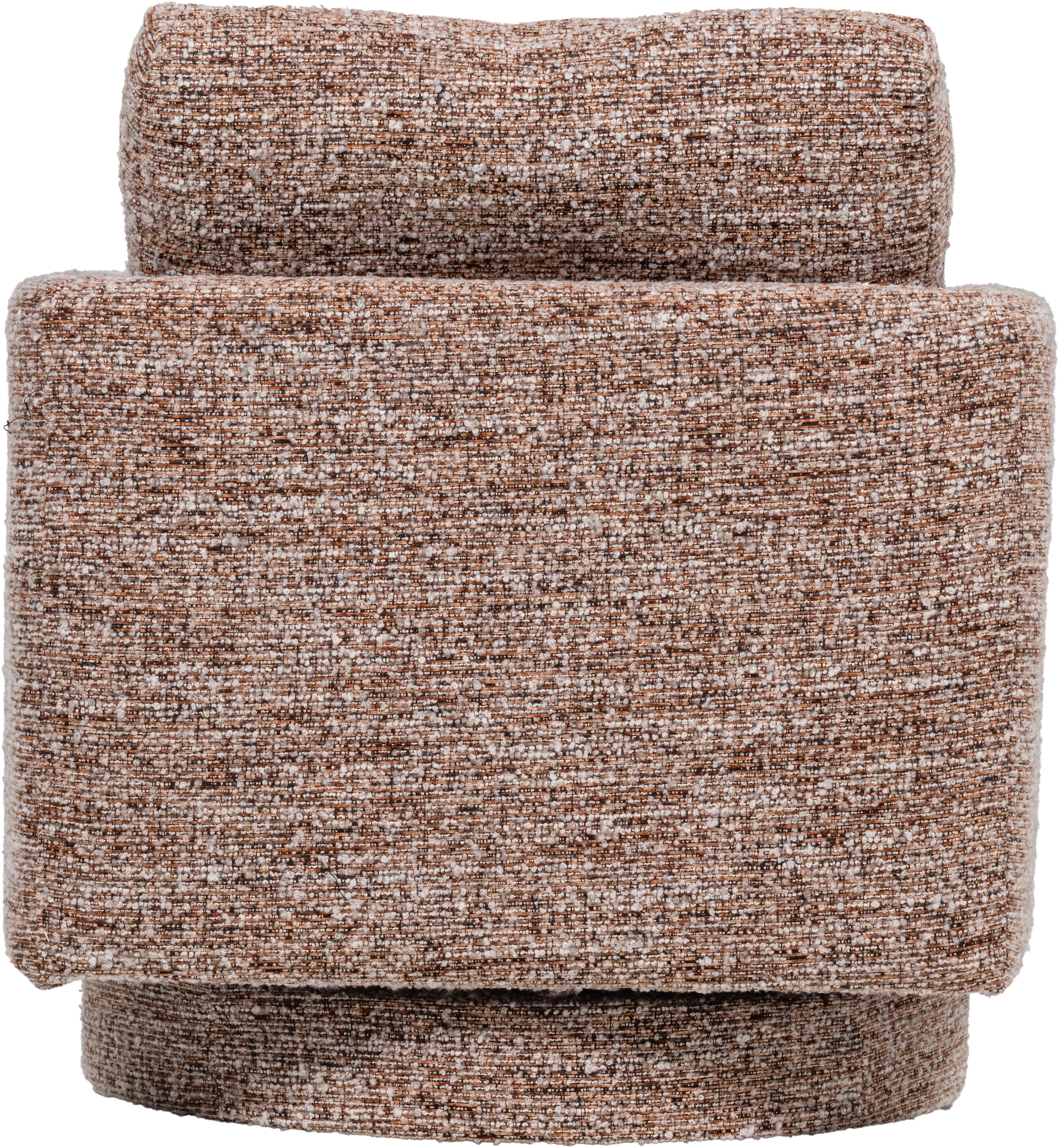 WOOOD Drehsessel »Oska mit Sizz-Melange-Bezug und Drehmechanismus B 78 x T 79 x H 64 cm« Tragkraft 130 kg, Hohe Verschleißfestigkeit, Armlehnen integriert