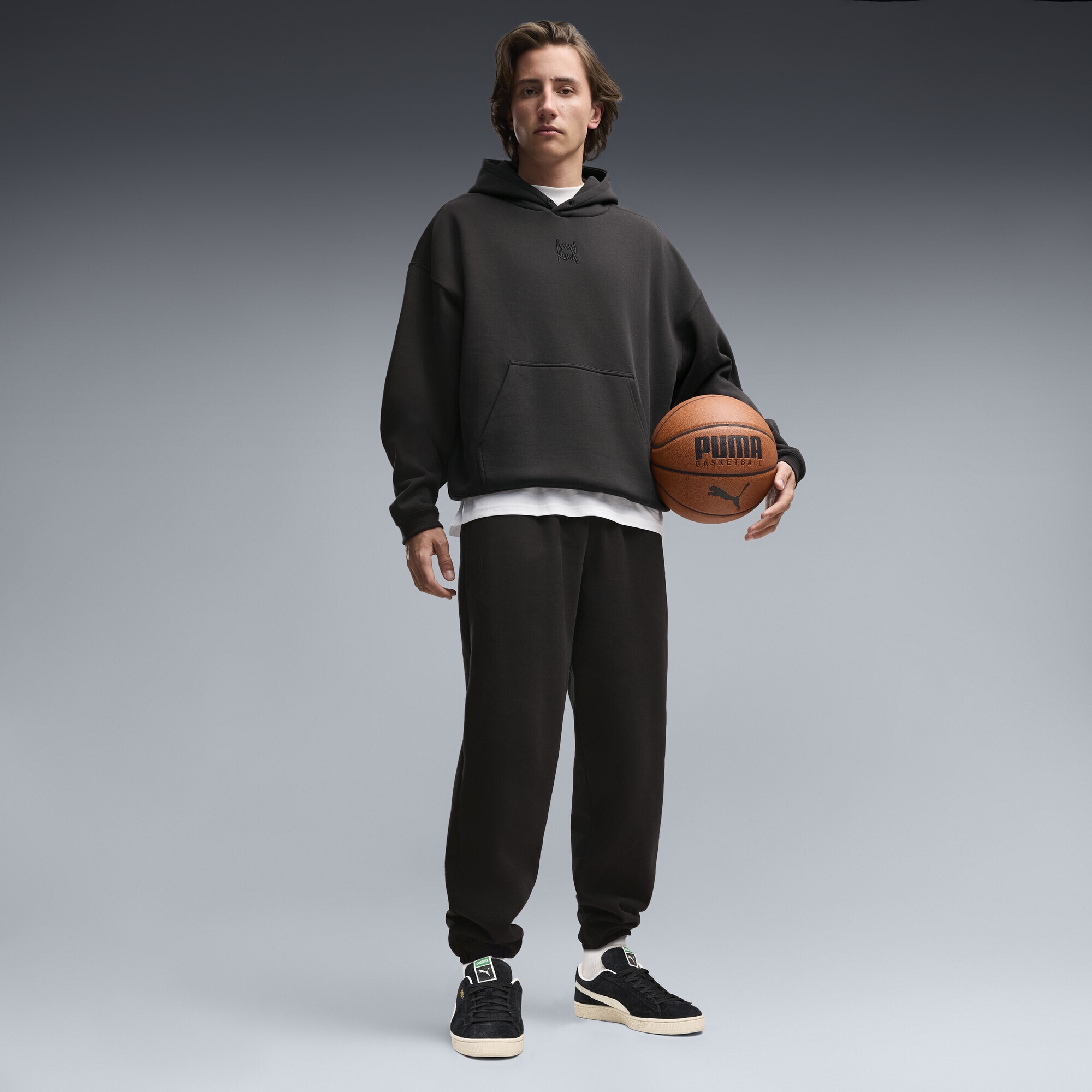 PUMA Sporthose »Funtals Fleece-Basketballjogginghose Herren«