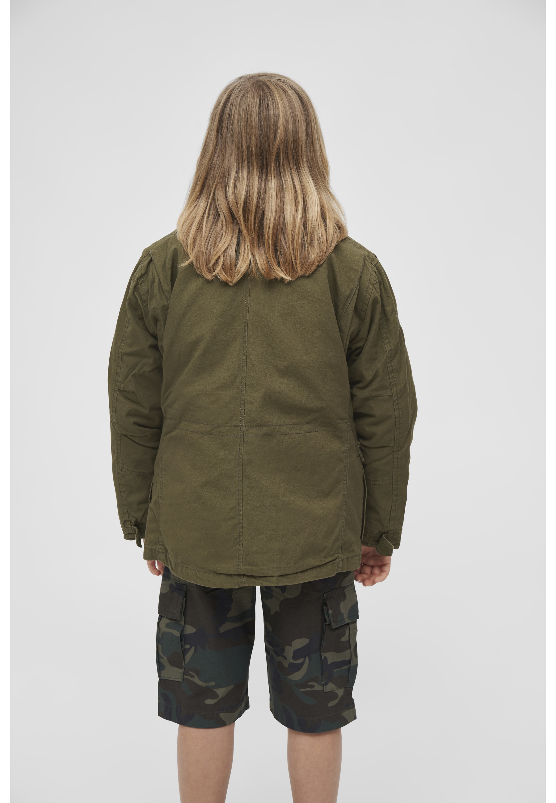 Brandit Parka »Brandit Herren Kids M65 Giant Jacket« 1 Stk. tlg. mit Kapuze