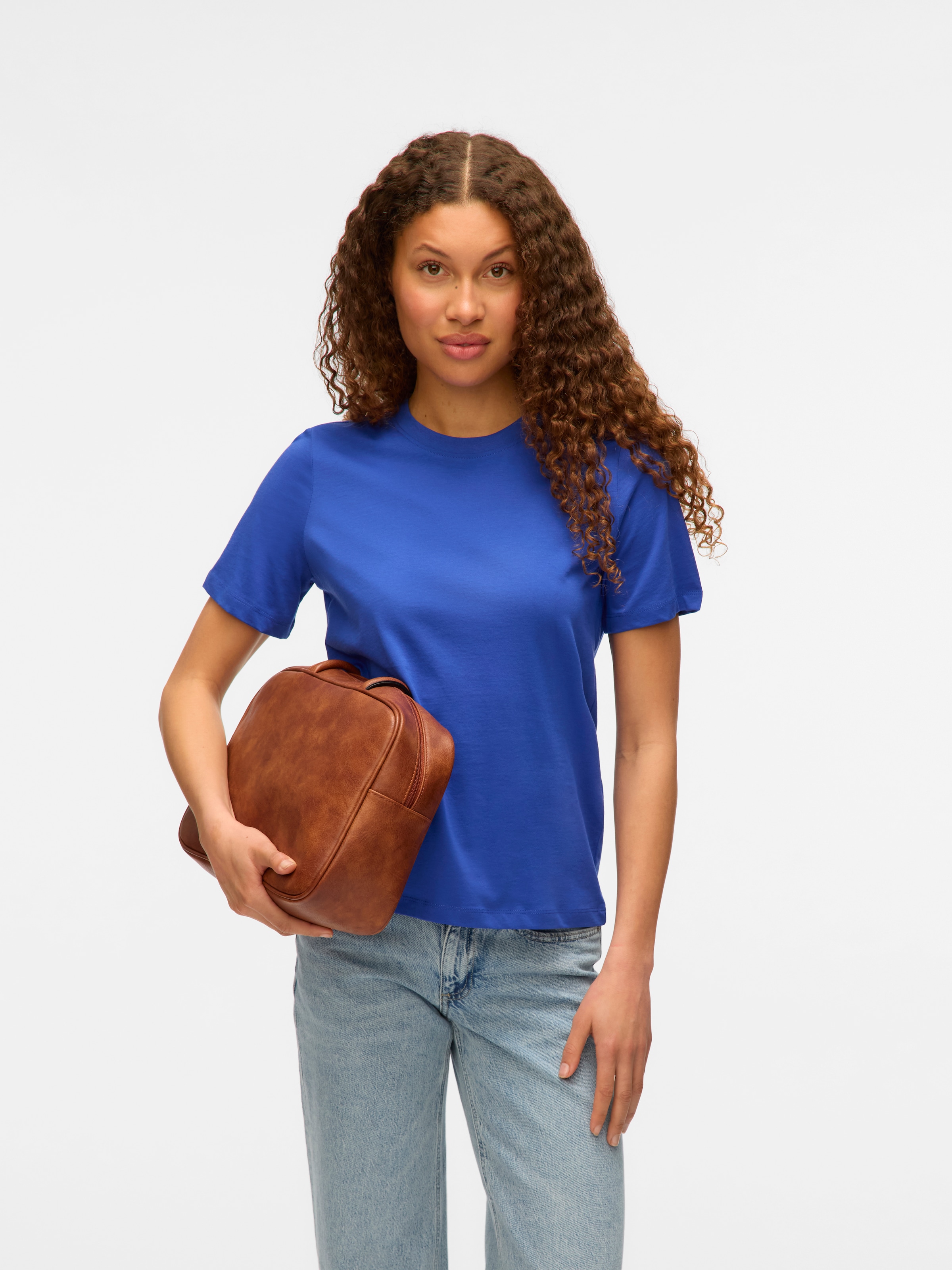 Vero Moda Kurzarmshirt "VMPAULINA SS T-SHIRT GA JRS NOOS" günstig online kaufen