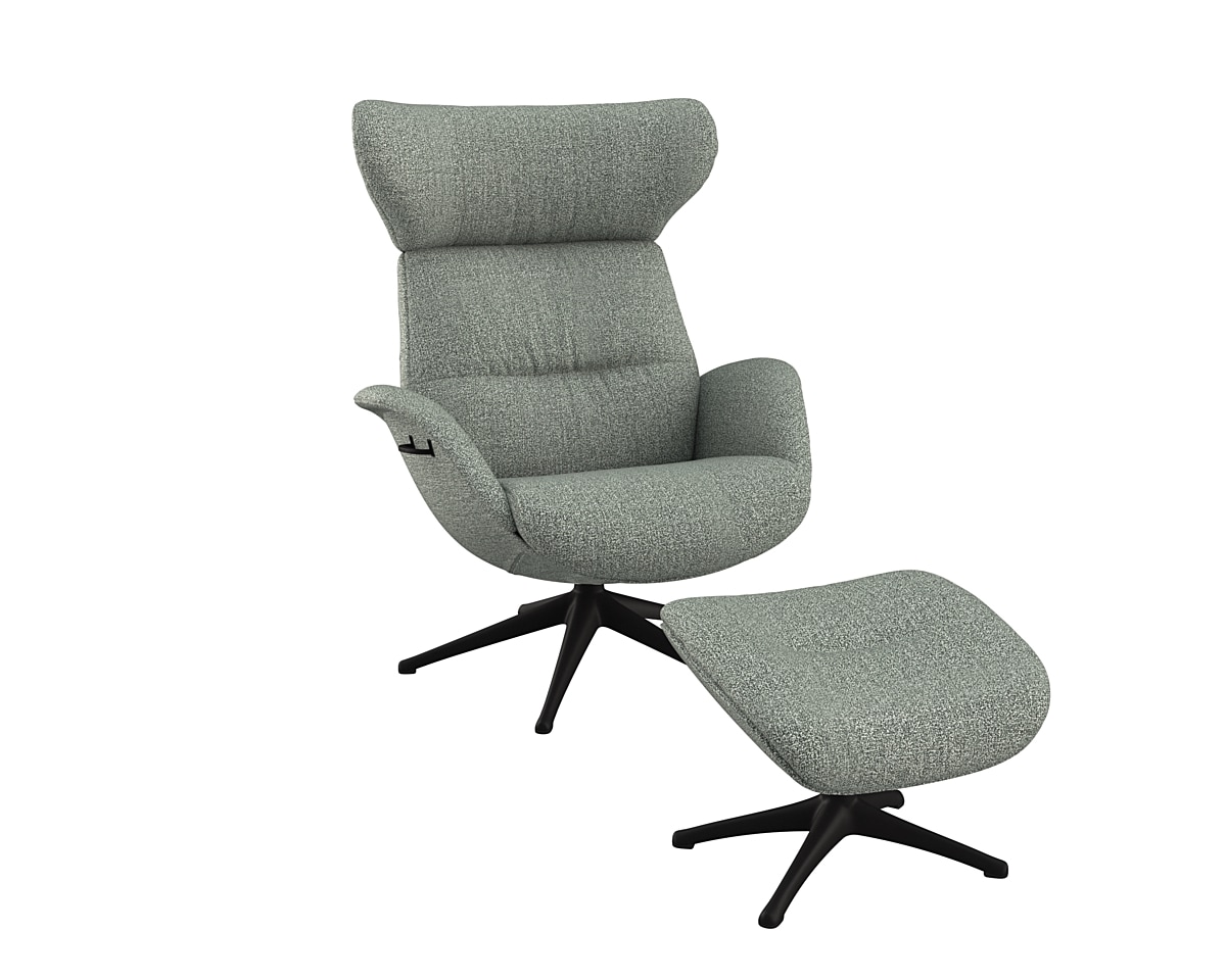 FLEXLUX Relaxsessel "Fernsehsessel More, ergonomisch, drehbar, robuster Fuß günstig online kaufen