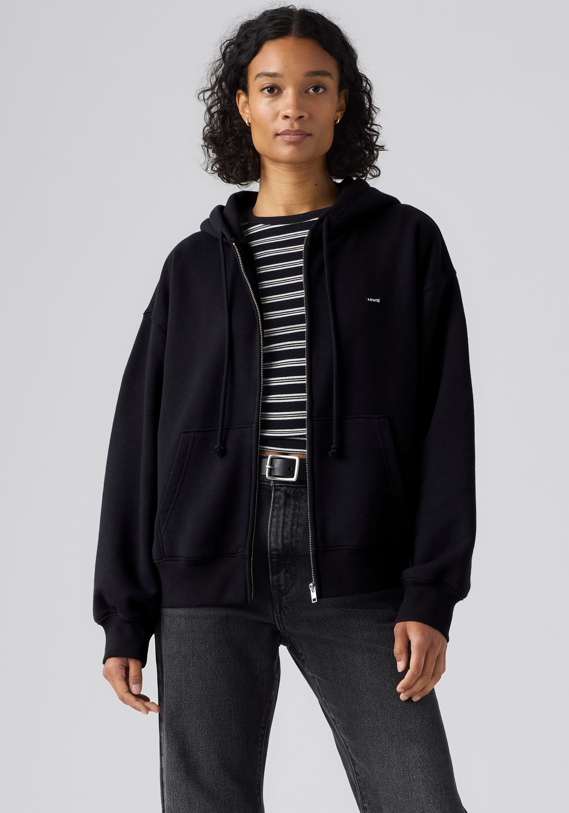 Levis Hoodie "EVERYDAY FULL ZIP HOODIE SWEATSHIRT", mit Logo Stickerei