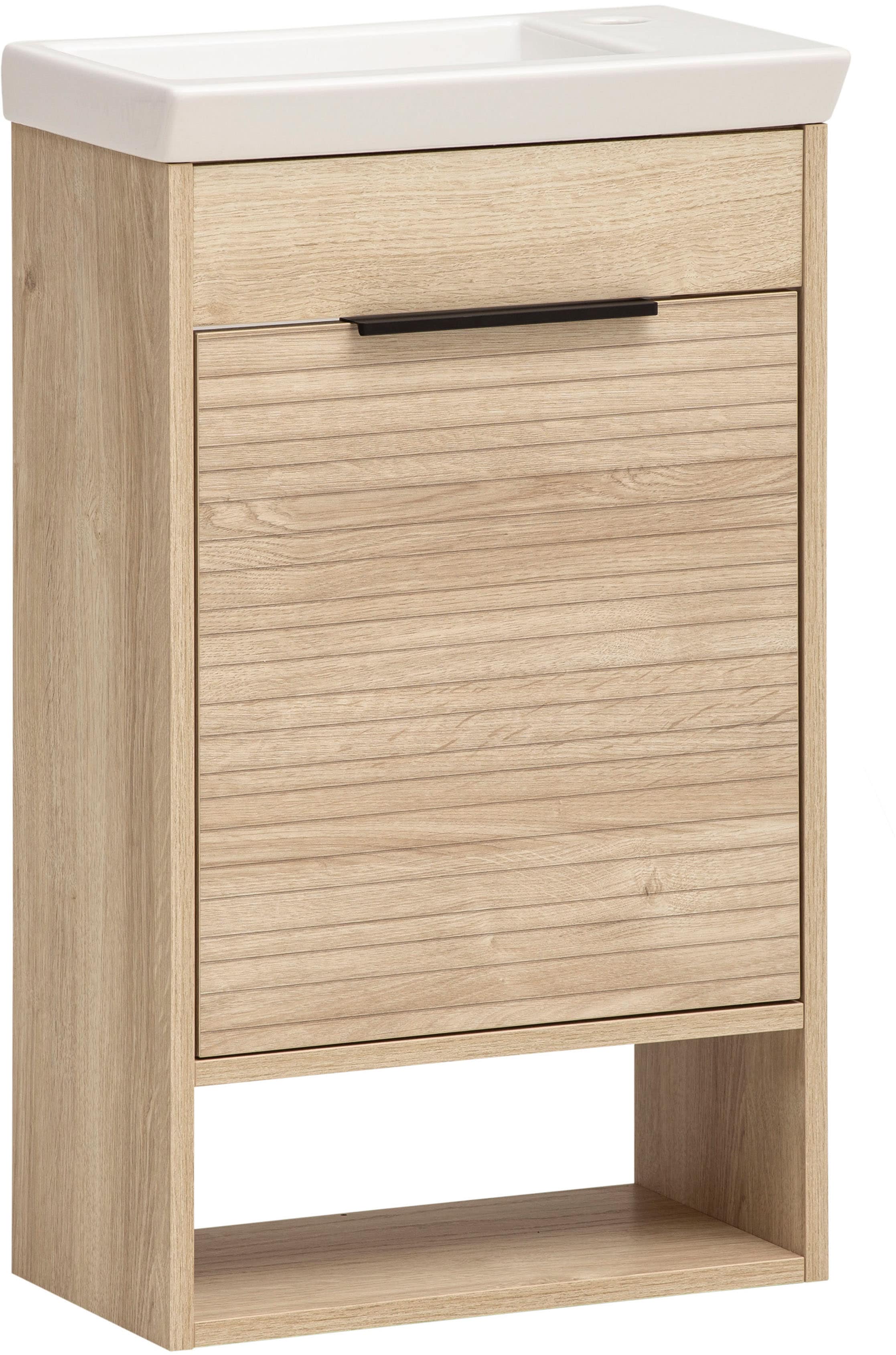 Schildmeyer Waschtisch "Mads, Waschtisch, melaminharzbeschichtet,Made in Germany, B: 45 cm" 1 Stk. tlg. Solide Verarbeitung - Dieses Produkt ist in Deutschland gefertigt