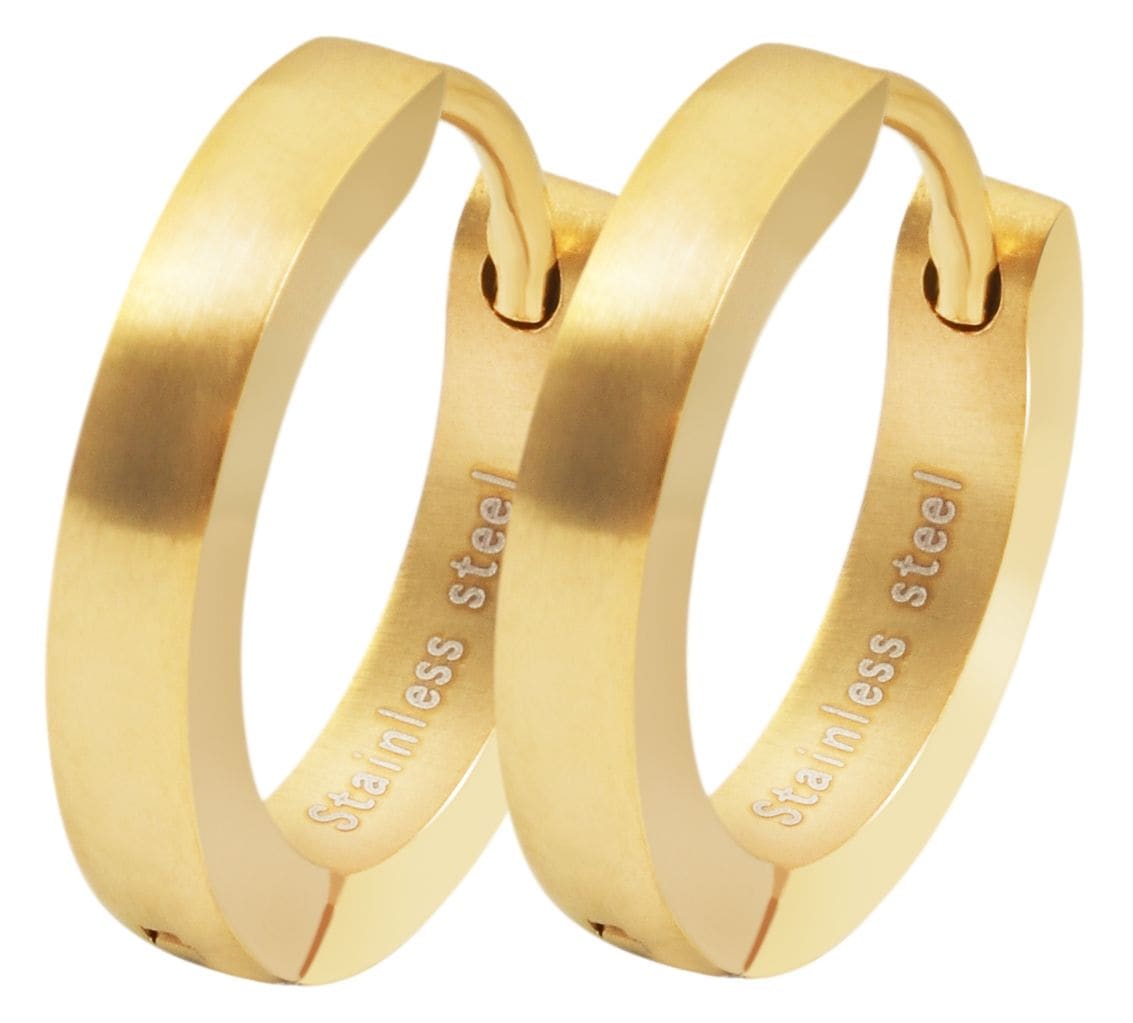 Adelia´s Klappcreolen »Damen Ohrringe – Klappcreole aus Edelstahl« Ein kleines Geschenk mit großer Wirkung