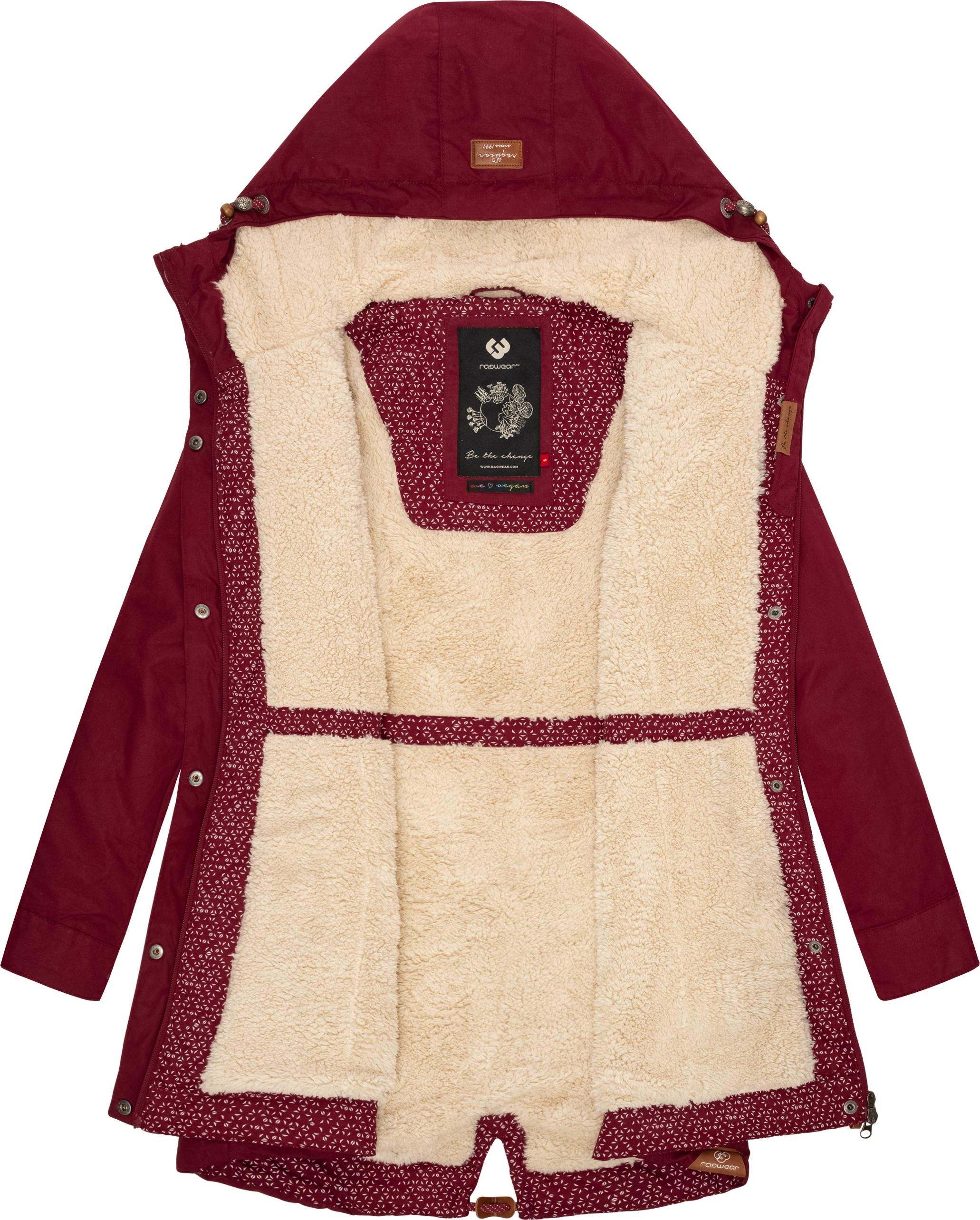Ragwear Winterjacke »YM-Canny«, mit Kapuze, stylischer Damen Kurzmantel Parka mit Kapuze