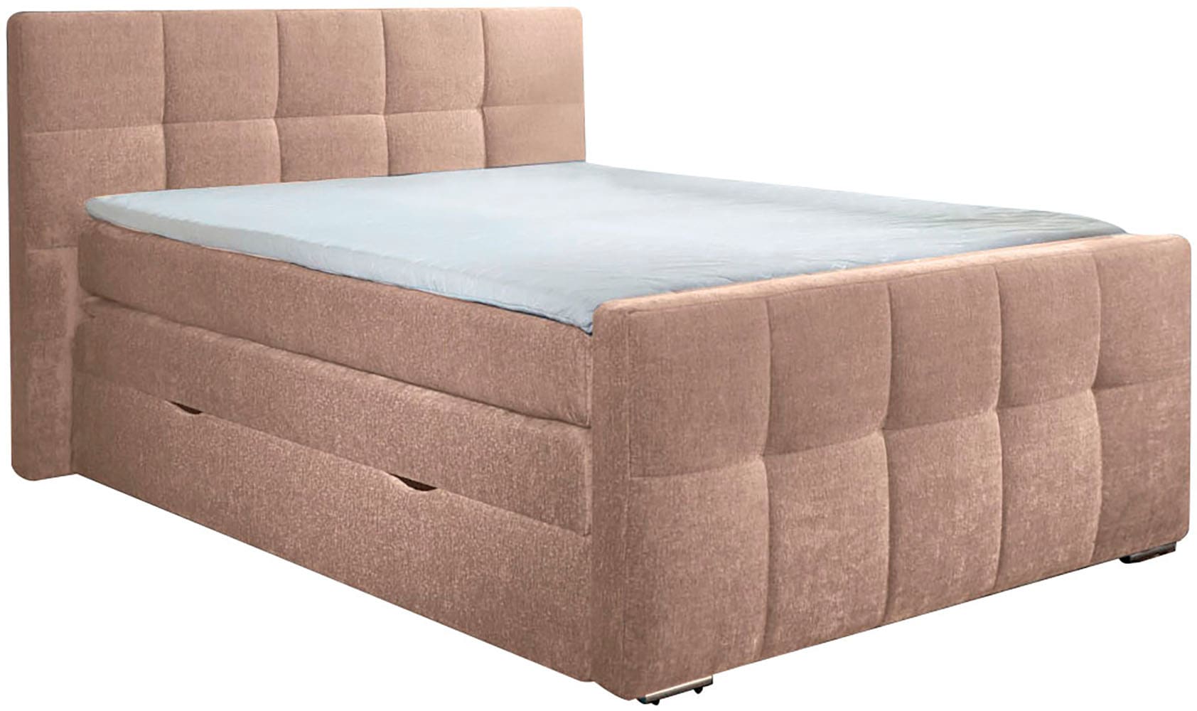 Places of Style Boxspringbett »Rosà«, H3/H3, H3/H4, H4/H4 möglich