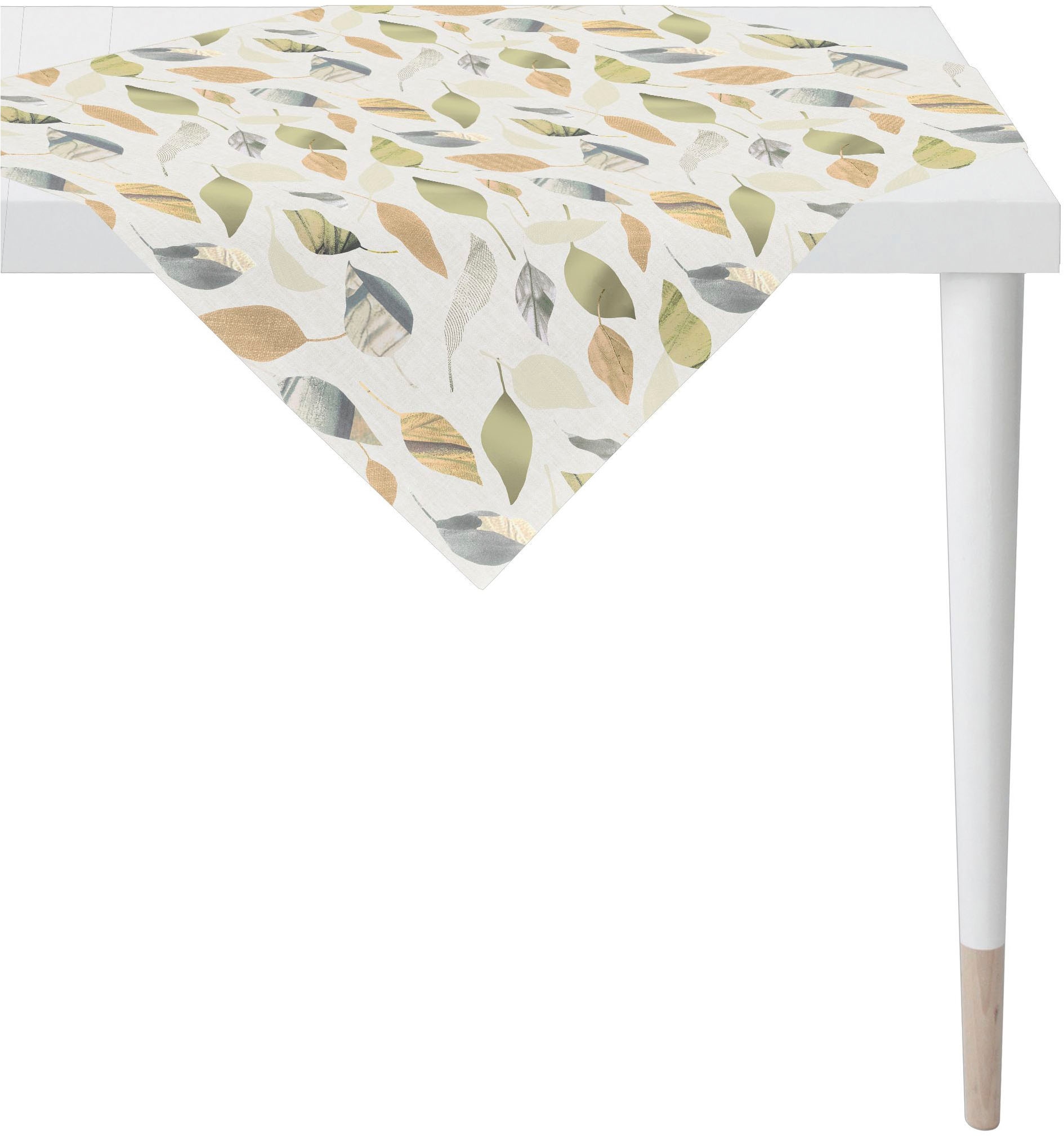 Mitteldecke APELT, B:85cm L:85cm, beige, Baumwolle, Polyester, Tischdecken, "3406"