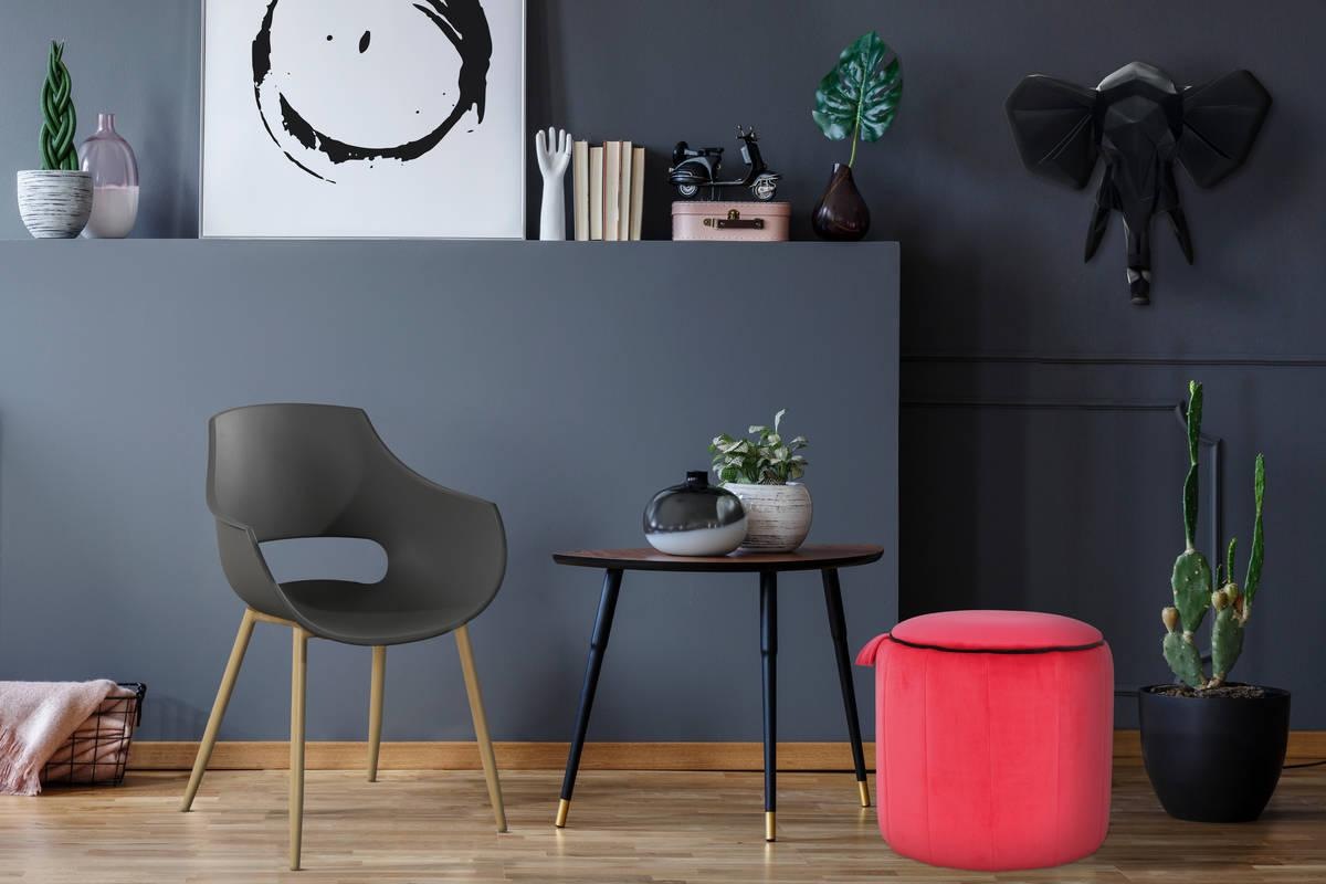 Kayoom Sitzhocker "Hocker Reese, Sitzhocker mit Komfort, samtweiche Oberflä günstig online kaufen