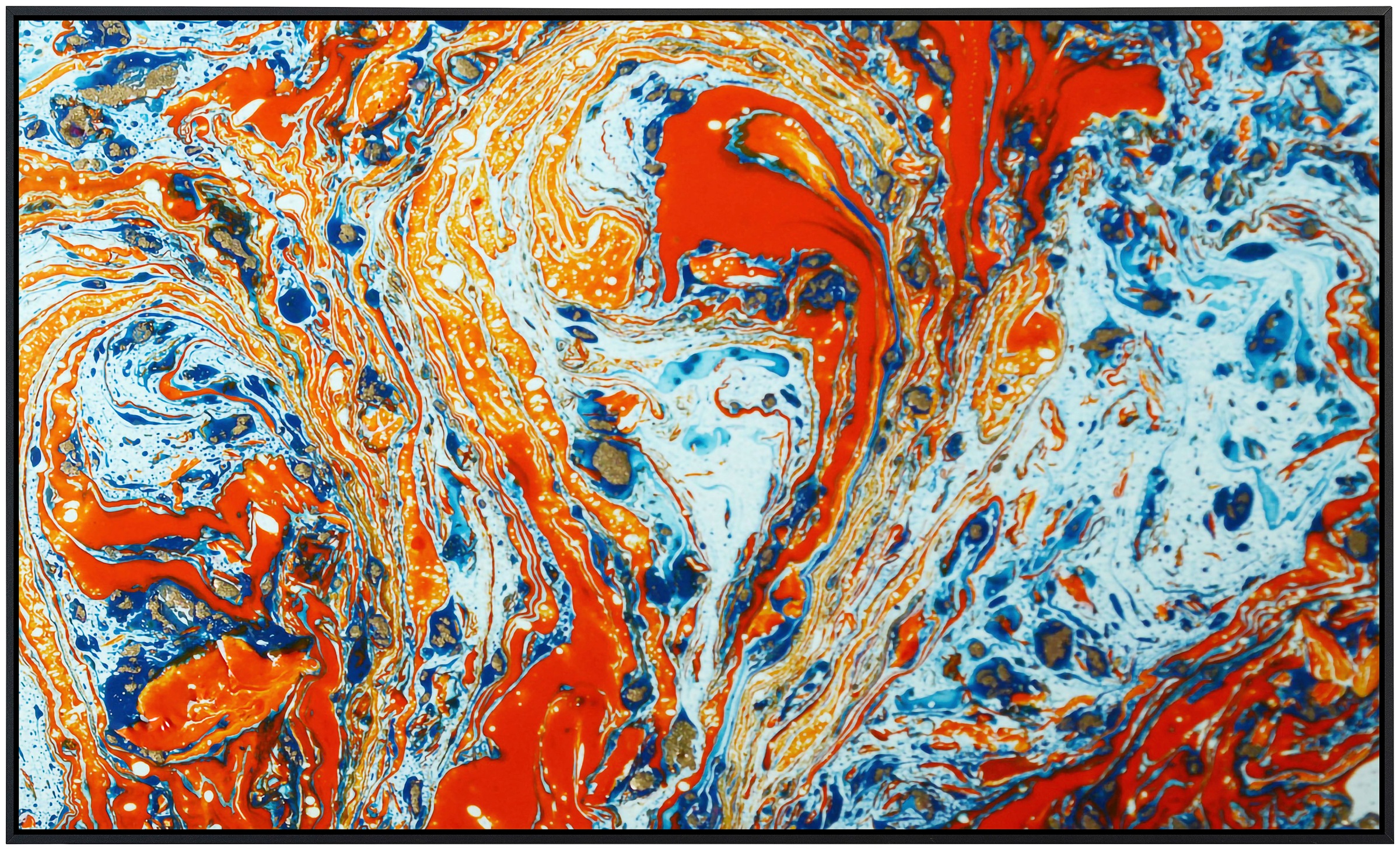 Papermoon Infrarotheizung »Abstrakt Farben«, sehr angenehme Strahlungswärme