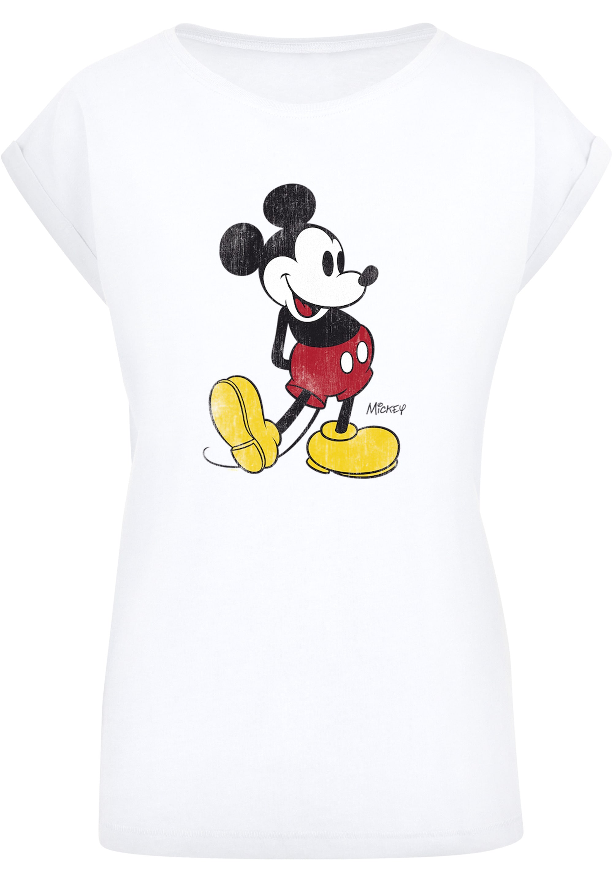 F4NT4STIC T-Shirt »Disney Micky Maus Classic«, Damen,Premium Merch,Regular-Fit,Kurze Ärmel,Bedruckt