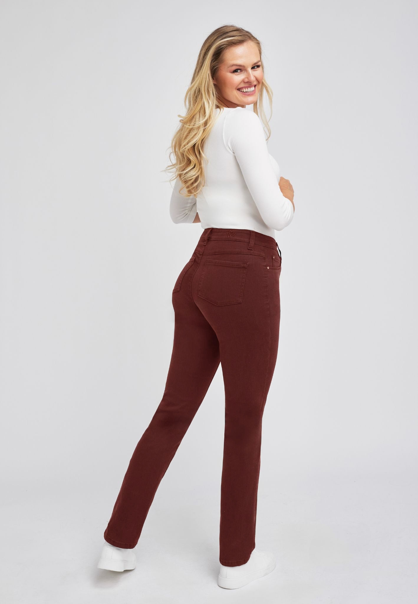 wonderjeans Slim-fit-Jeans, Klassischer gerader Schnitt