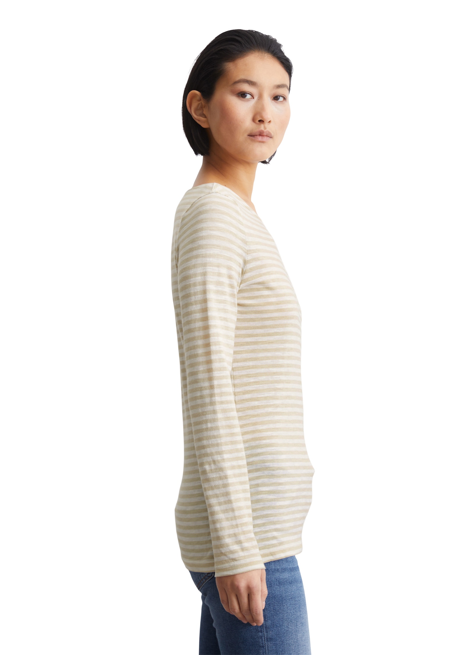 Marc O'Polo Langarmshirt »aus Organic Cotton«