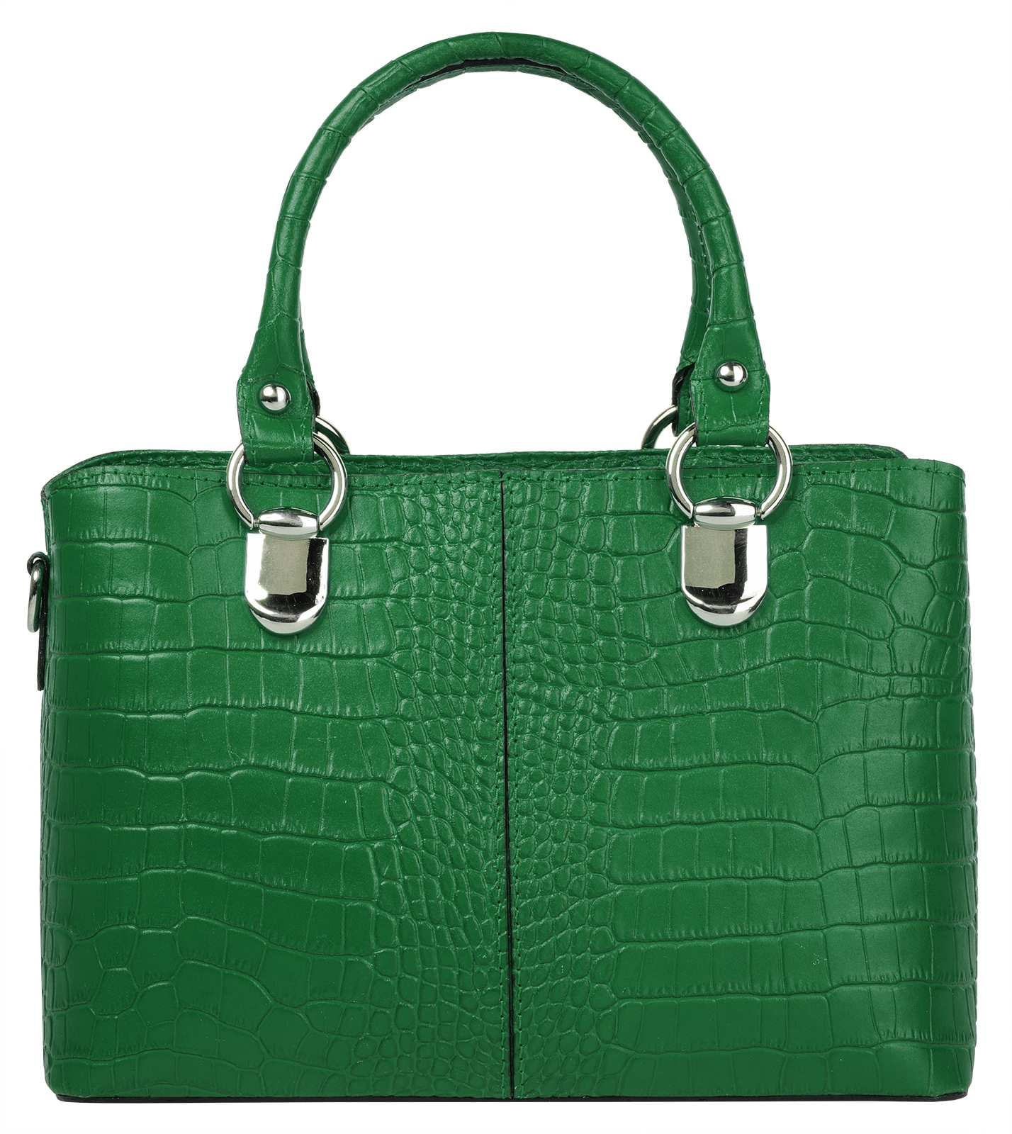 Cluty Umhängetasche, echt Leder, Made in Italy