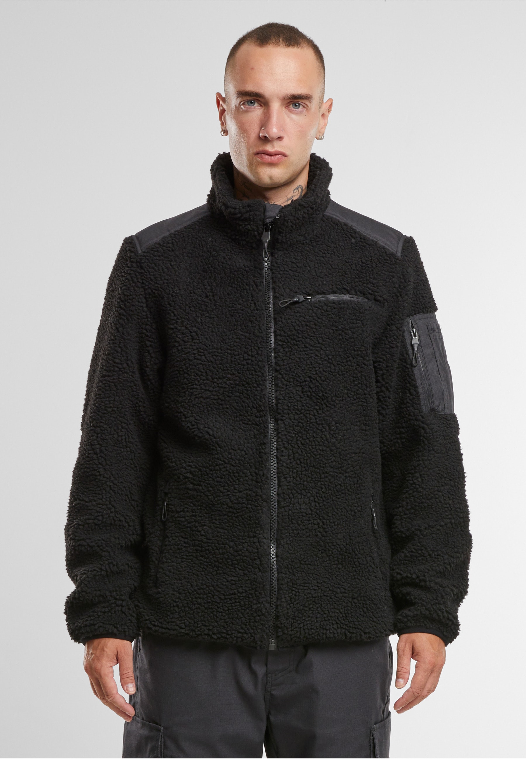 Brandit Allwetterjacke »Brandit Brandit Men Ramble Teddyfleece Jacket« 1 Stk. tlg. ohne Kapuze