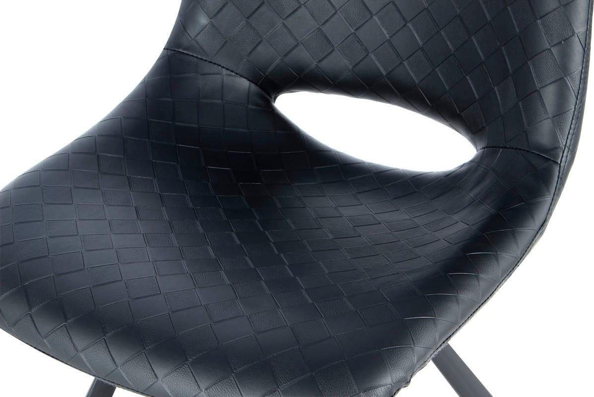 Kayoom Stuhl »Josephine 325 2er-Set, zeitloses Design, mit geometrischer Aussparung«, (Set), 2 St., pflegeleicht, schlicht, weiche Polsterung für angenehmes Sitzgefühl