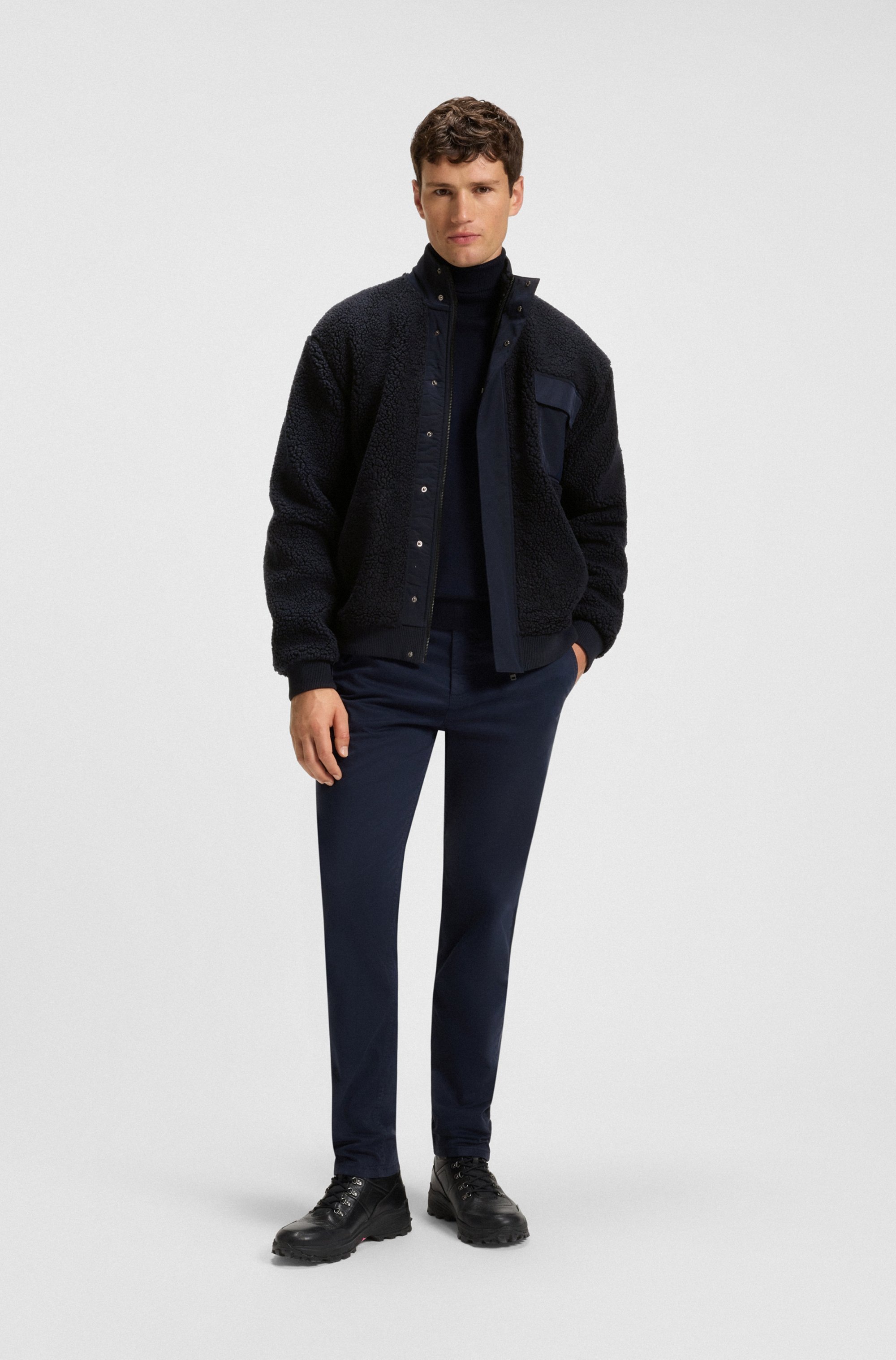 Thumbnail - BOSS ORANGE Blouson "Ze cozysolid"