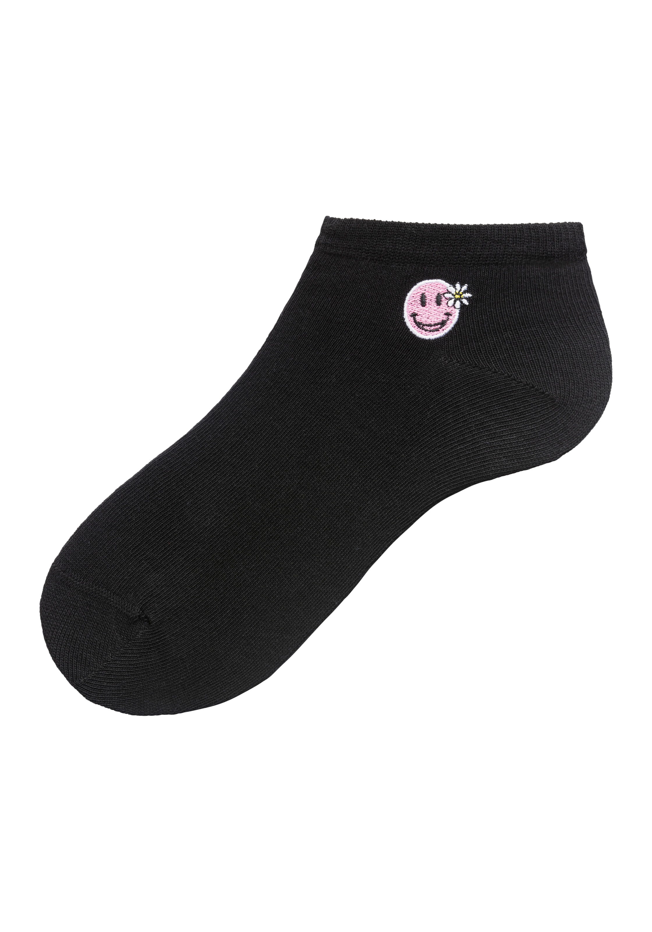 H.I.S Sneakersocken, (Set, 5 Paar), mit hochwertiger Stickerei