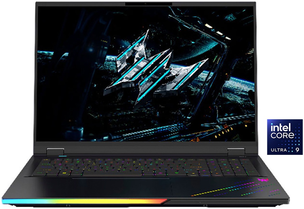 ACER Gaming-Notebook "Predator Helios 18 AI PH18-73-97FE", 64 GB RAM 2.000 GB SSD, Core Ultra 9, Windows 11 Pro (64 Bit), schwarz, Notebooks