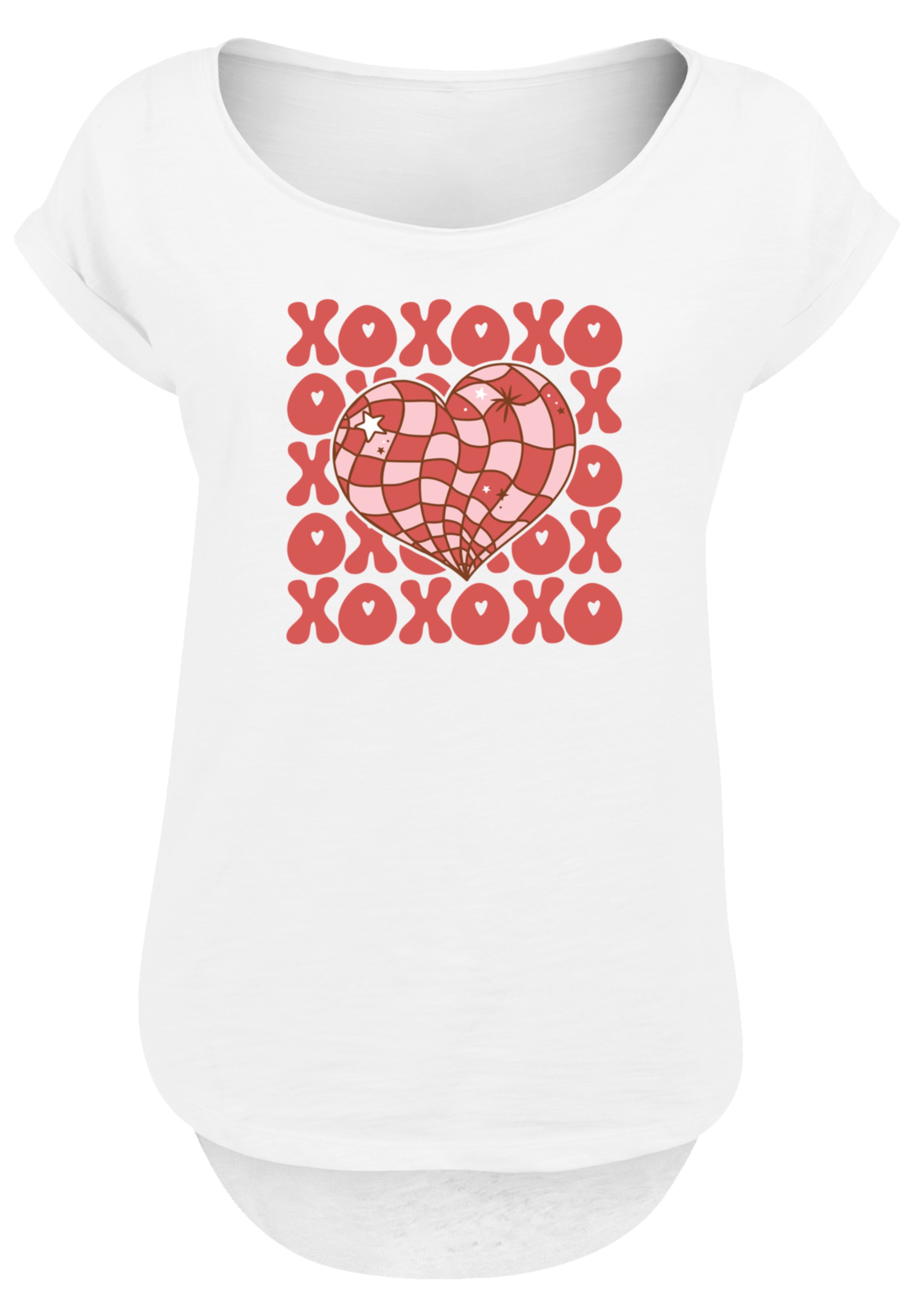 F4NT4STIC T-Shirt »XOXO Herz Love«, Premium Qualität