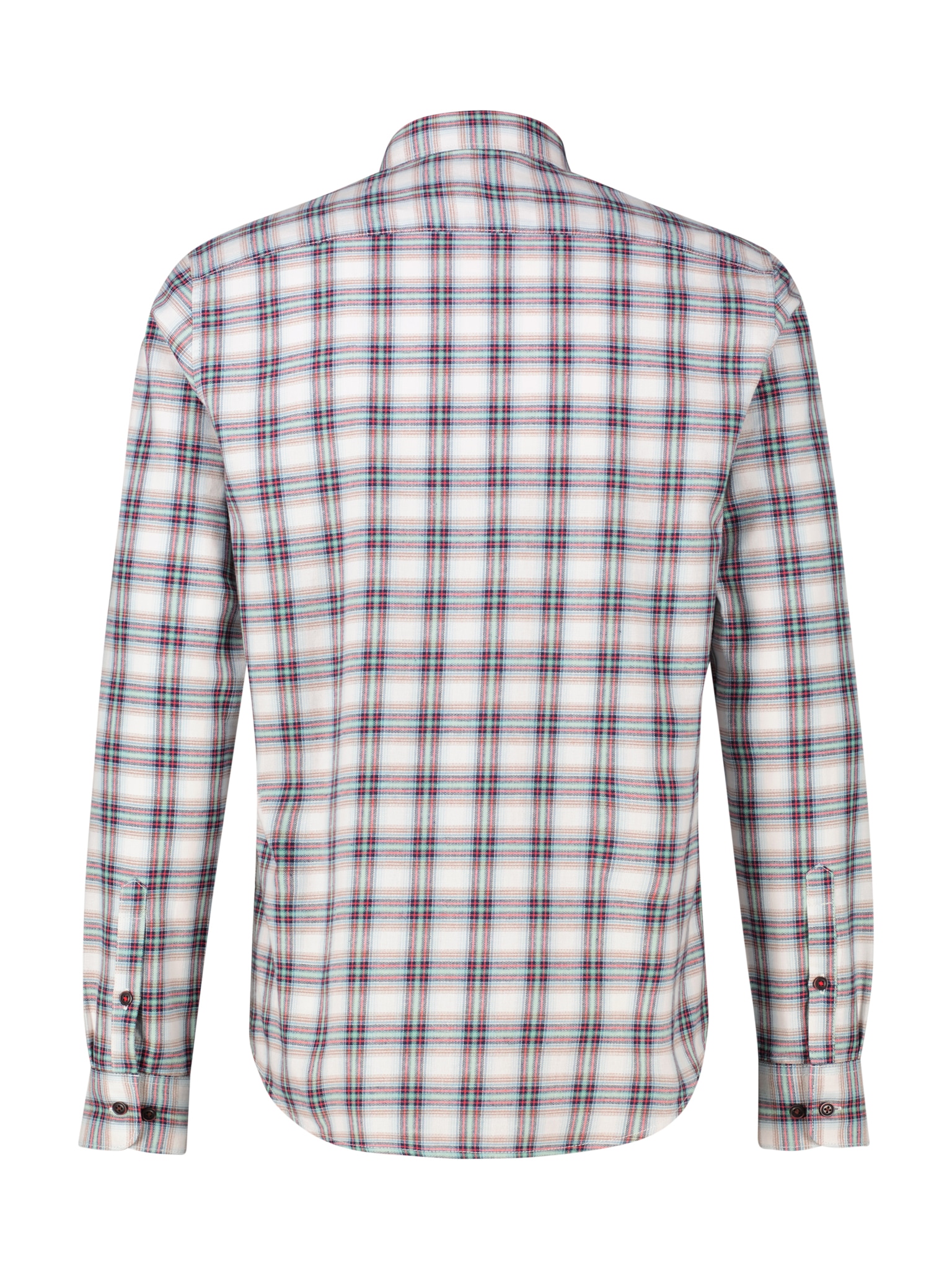 LERROS Karohemd, langarm, mit Button-Down-Kragen