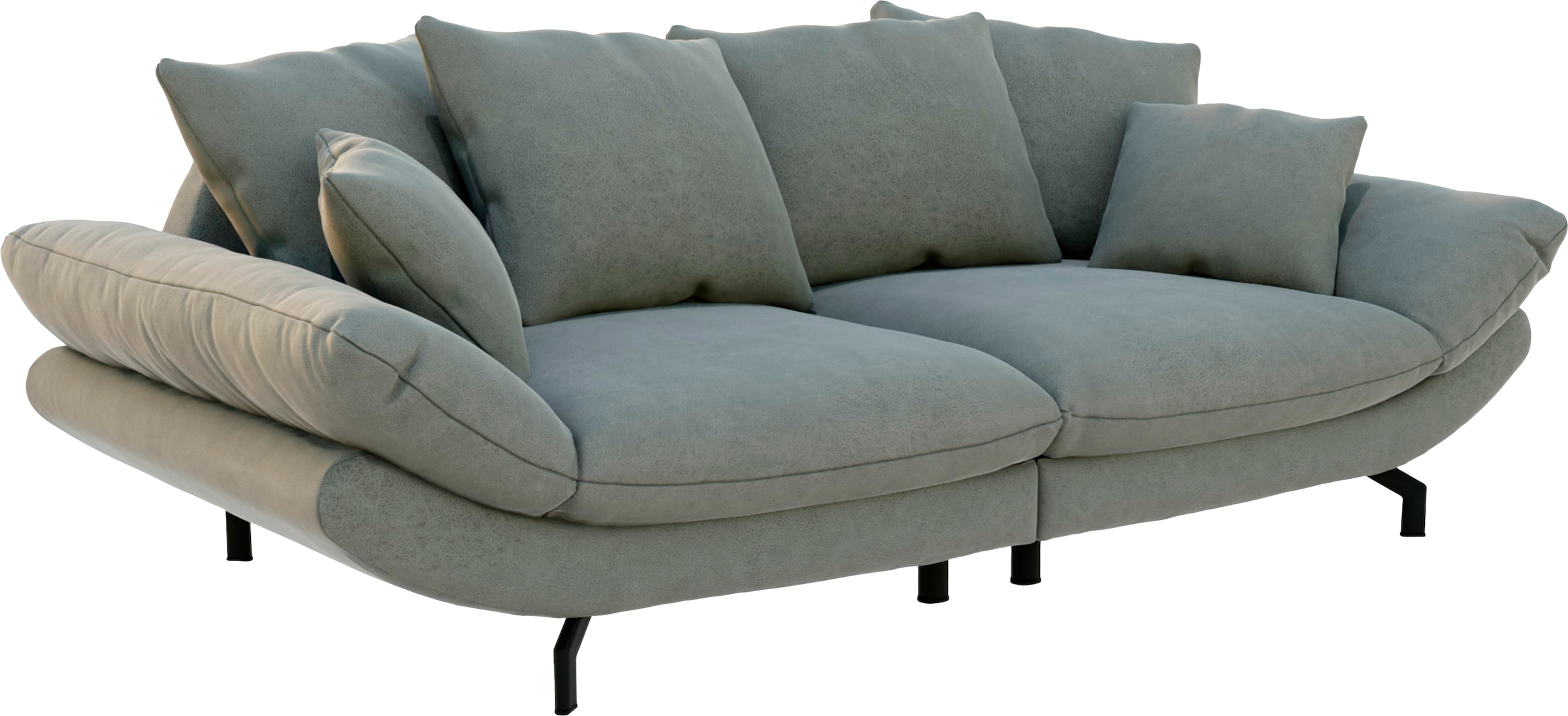TRENDMANUFAKTUR Big-Sofa »Gizmo«, mit weichem Sitzkomfort und zeitlosem Design