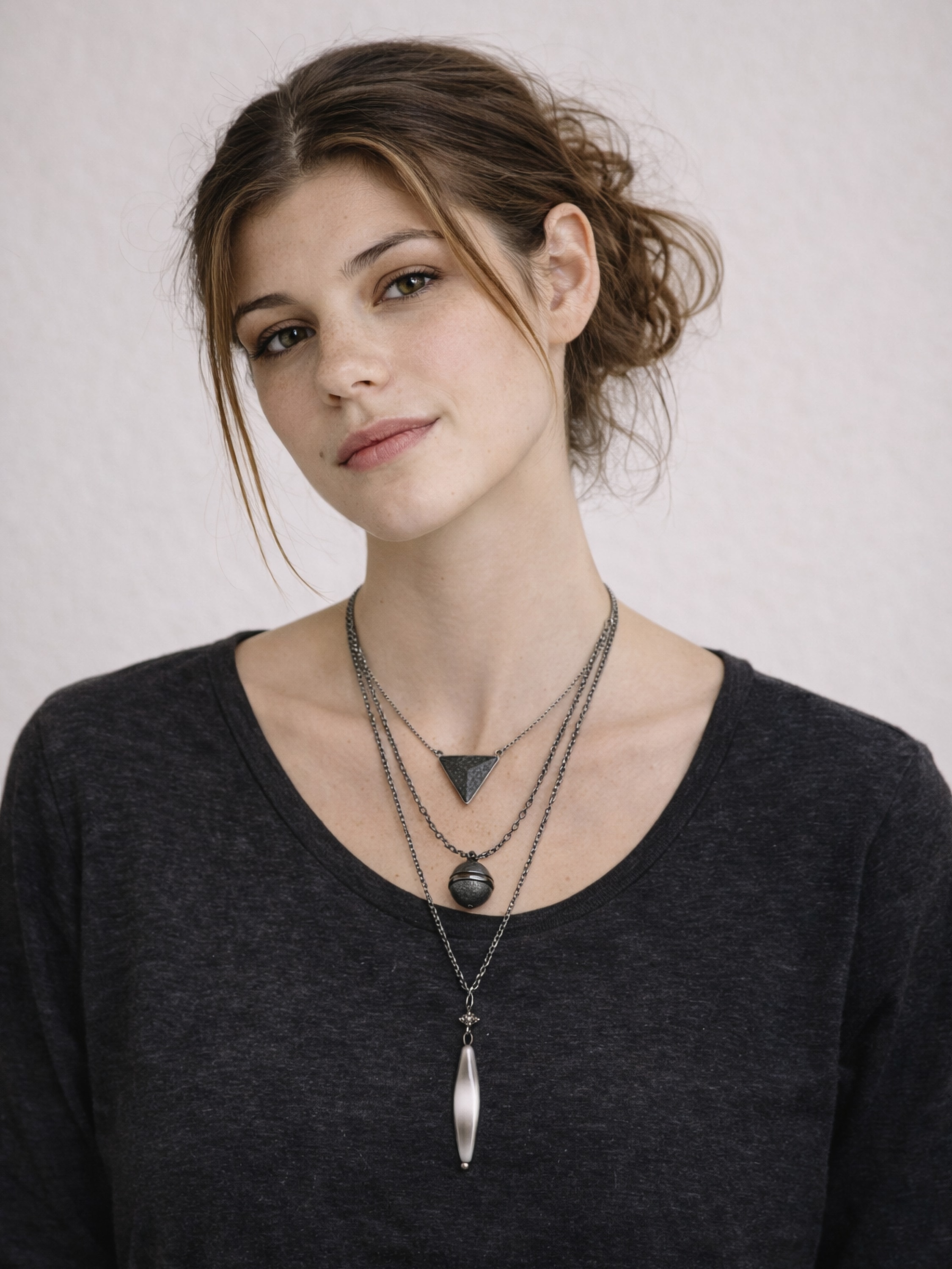 COLLEZIONE ALESSANDRO Kette mit Anhänger »Hanna« mit drei unterschiedlichen Anhängern