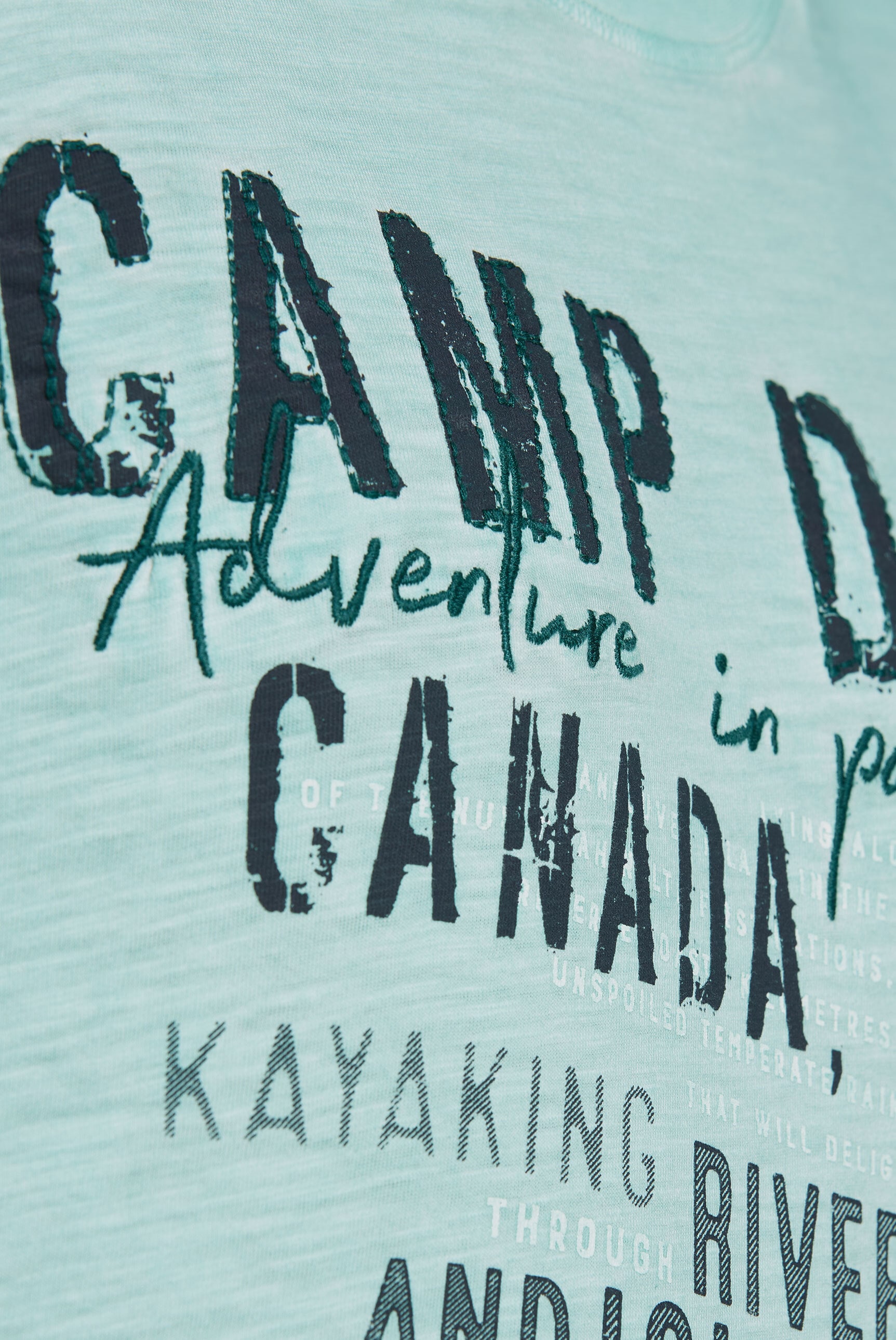 CAMP DAVID Rundhalsshirt, aus Baumwolle