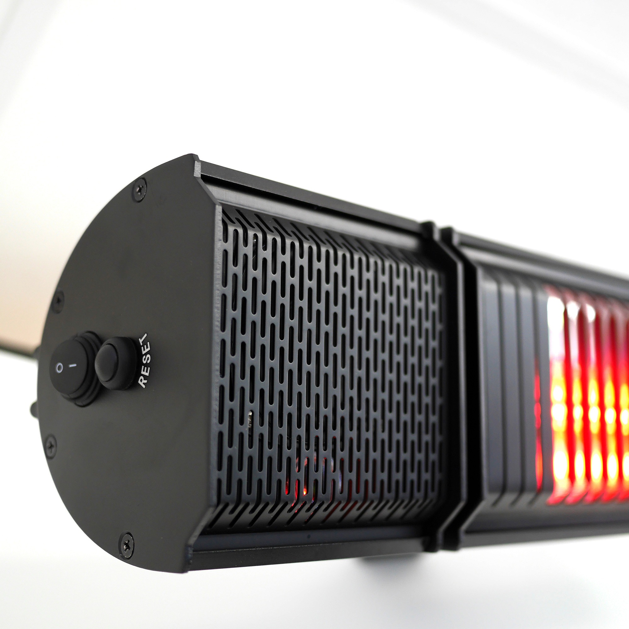 Thumbnail - Vasner Heizstrahler "Bluetooth, schwarz, Appino BEATZZ" 2.000 W Wand / Decke mit Musik & LED