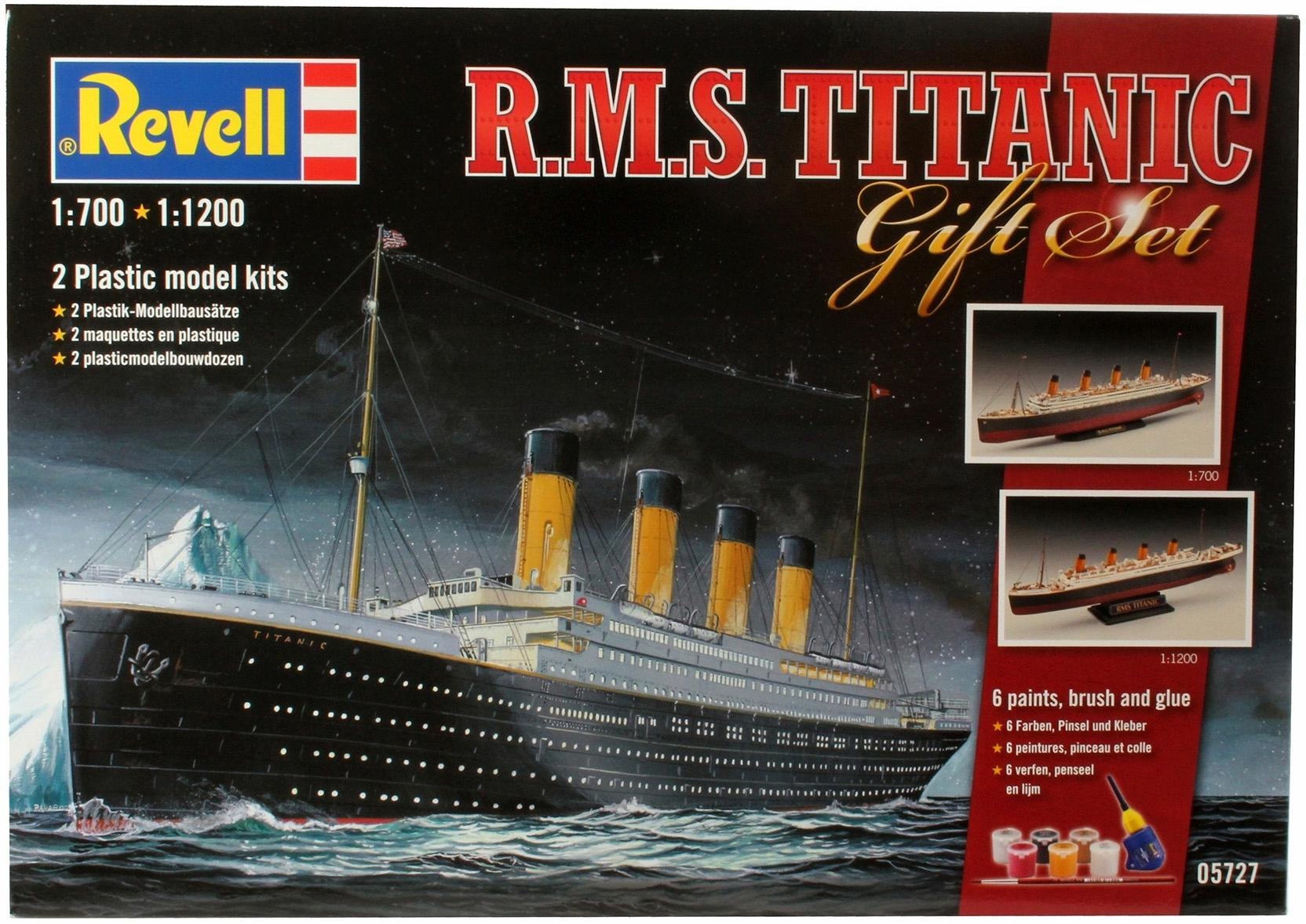 Revell® Modellbausatz »Geschenkset Titanic«, (Set), 1:700 · 1:1200, Made in Europe