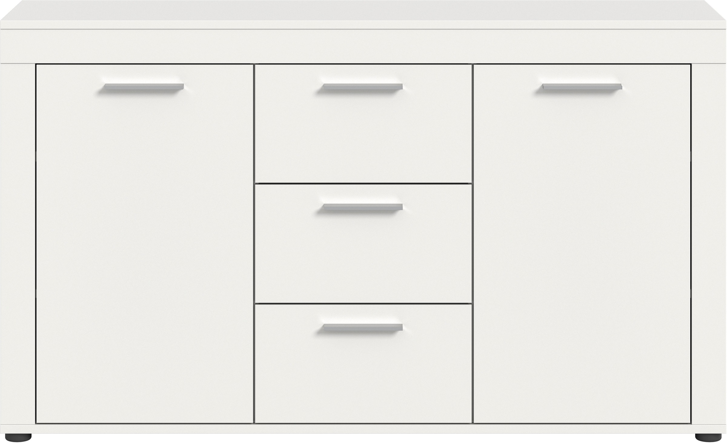 Thumbnail - Home affaire Sideboard "Aosta, Breite 125 cm, in verschiedenen Farbausführungen" mit 2 Türen und 3 Schubkästen, Wohnzimm...