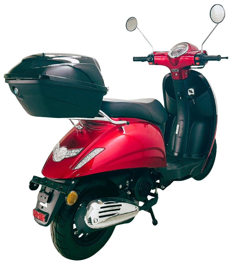 PS, BAUR »Massimo«, Topcase GT cm³, Euro 45 mit auf (Set), Raten km/h, 5, UNION Motorroller 3 50 |