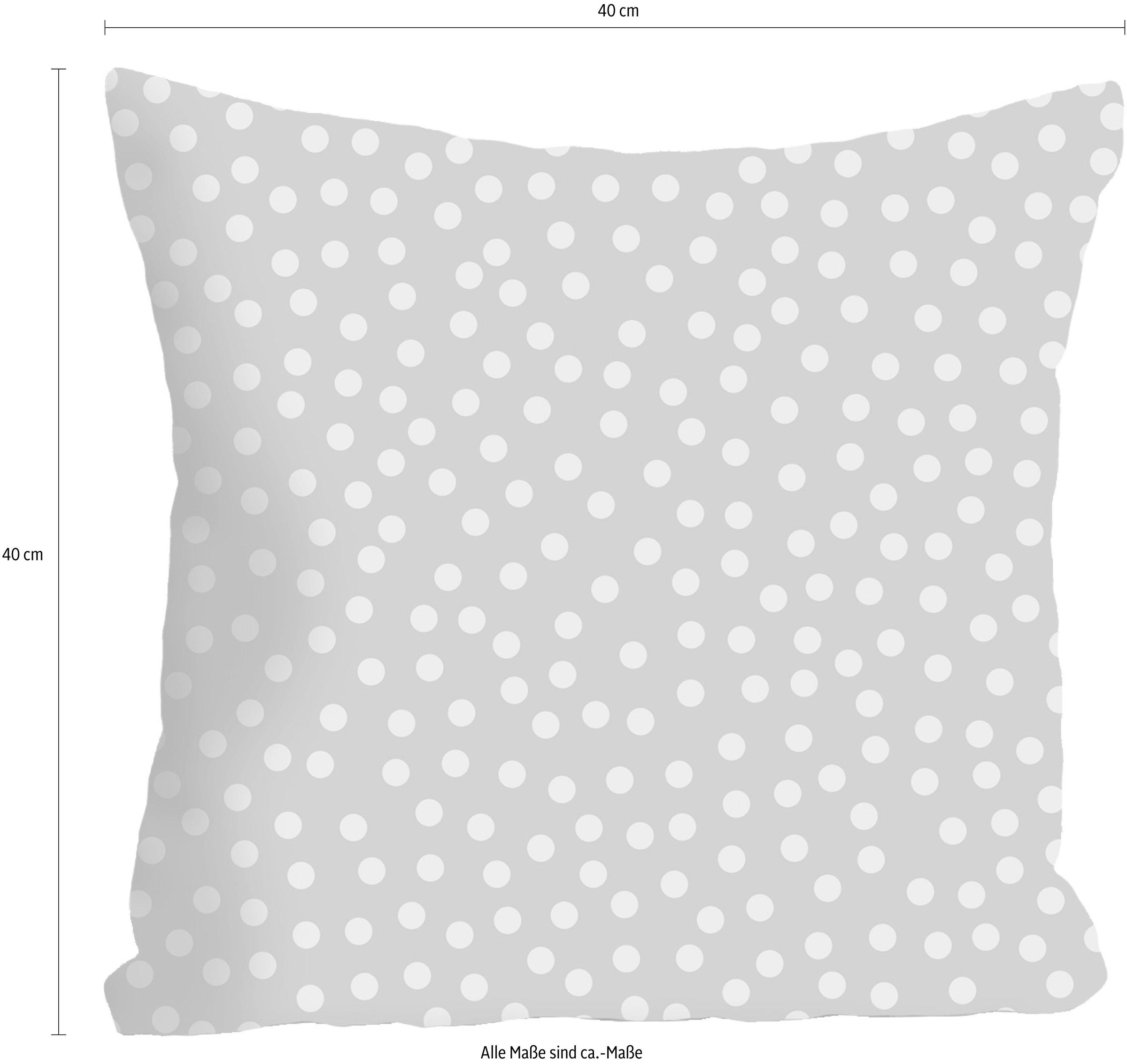 queence Dekokissen »Punkte« Kissenhülle ohne Füllung, 1 Stück